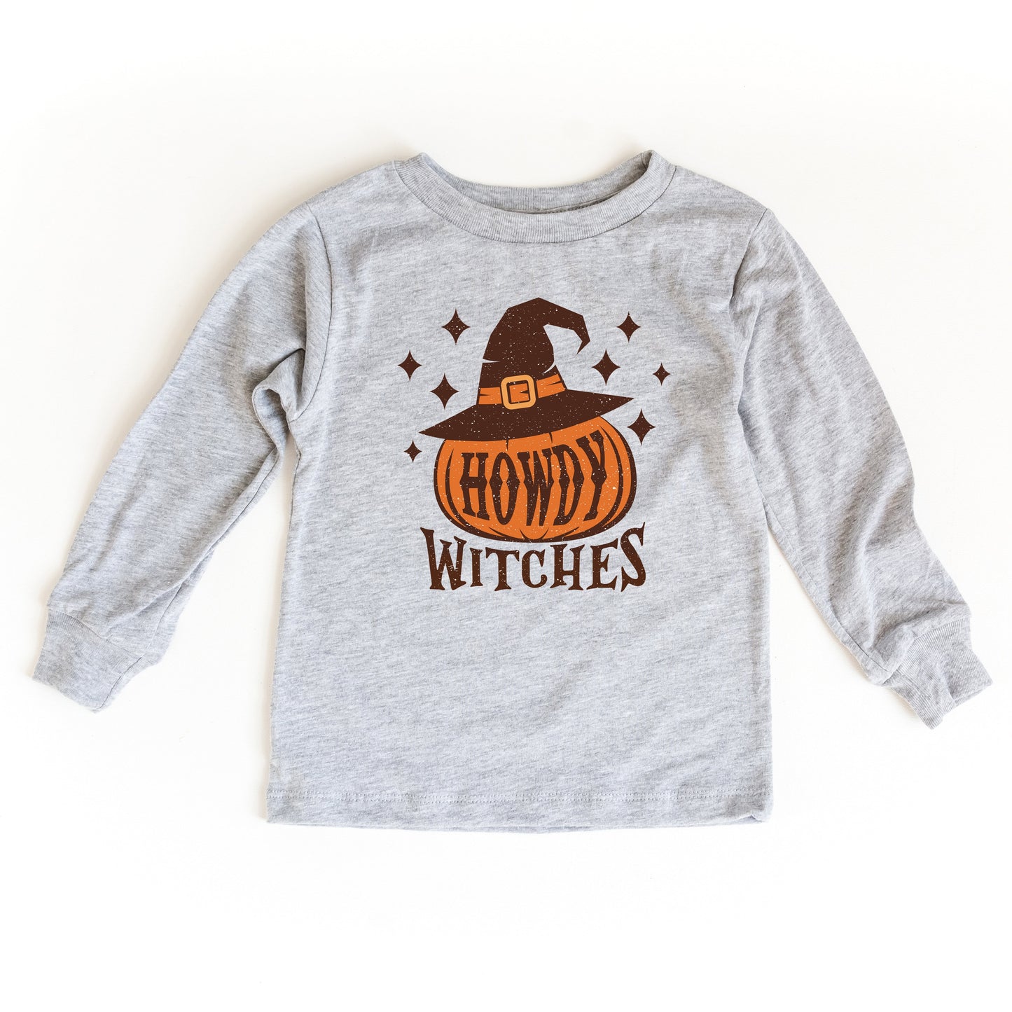 Howdy W Stars | Youth Graphic Long Sleeve Tee
