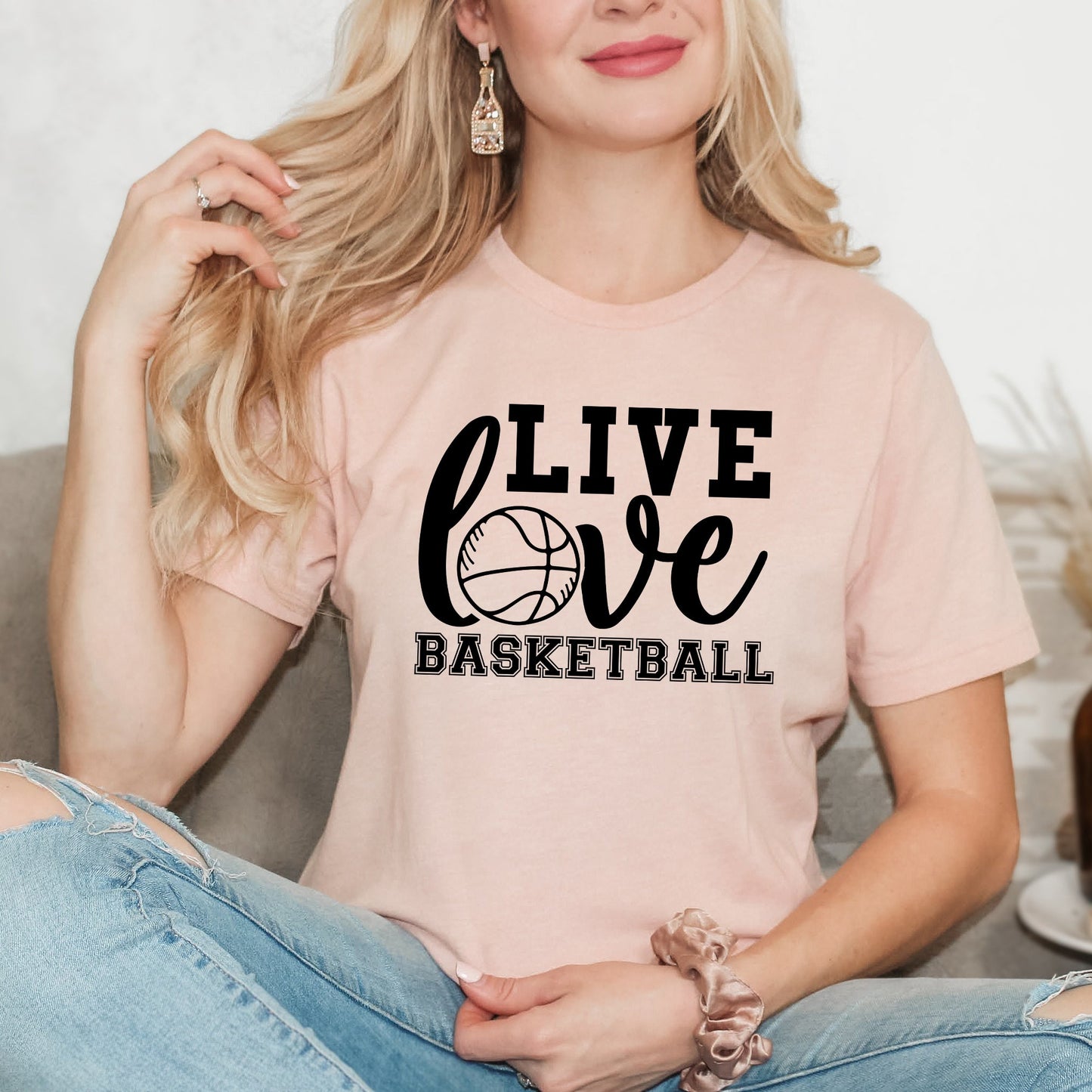 Live Love Basketball | Short Sleeve Graphic Tee