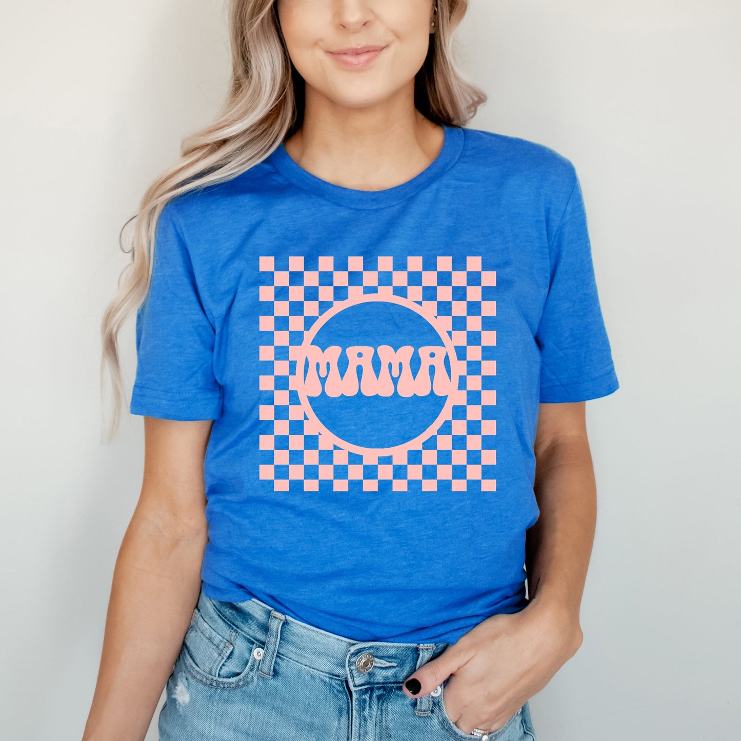 Checkered Mama | Short Sleeve Graphic Tee