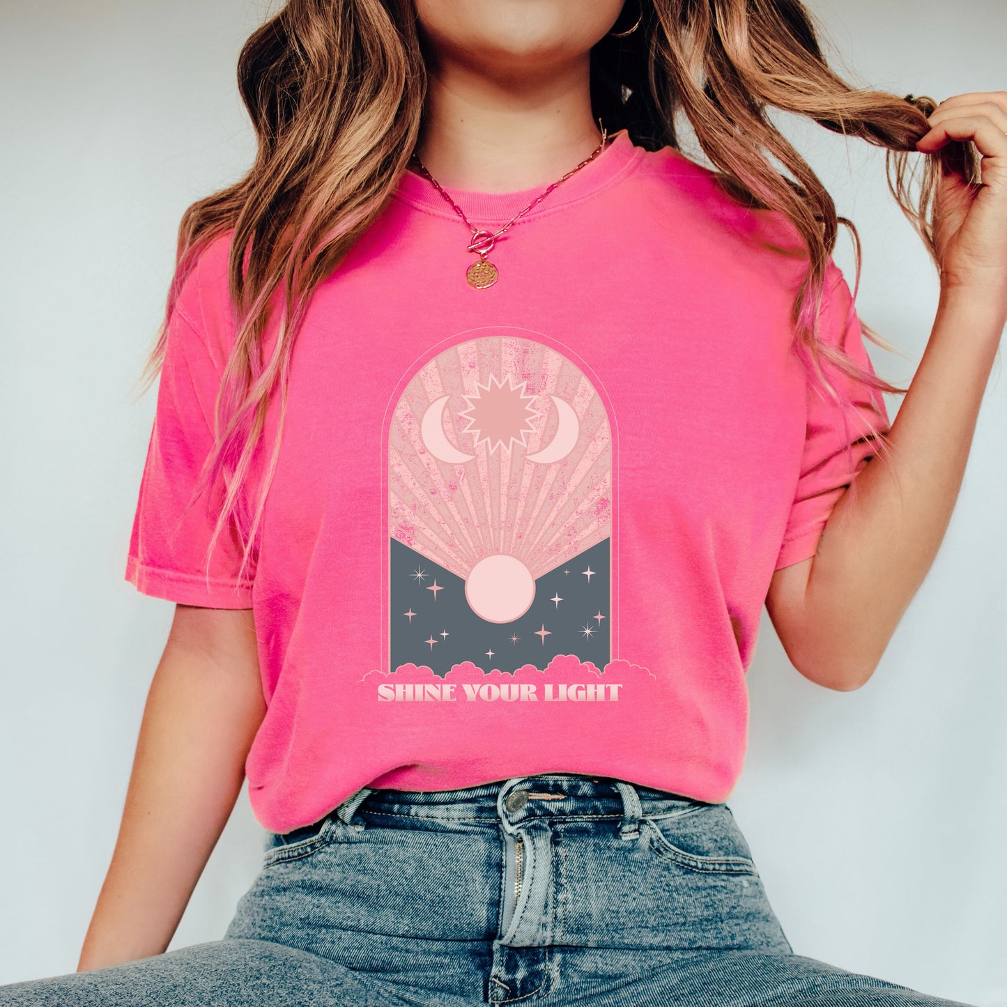 Shine Your Light Vintage | Garment Dyed Short Sleeve Tee