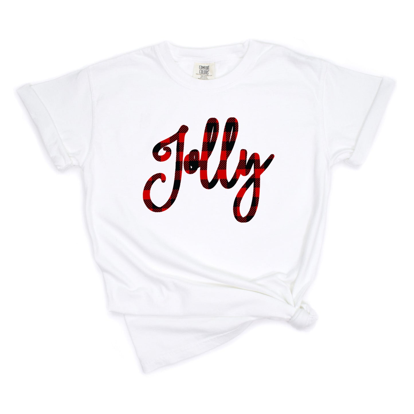 Jolly Plaid | Garment Dyed Tee