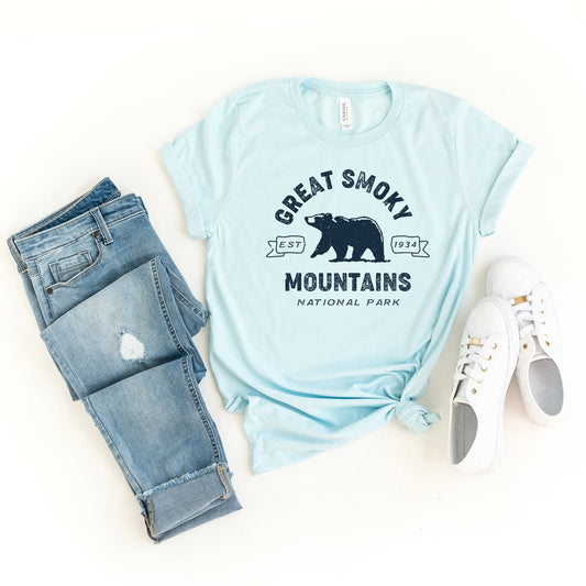 Vintage Great Smoky Mountains National Park | Short Sleeve Graphic Tee