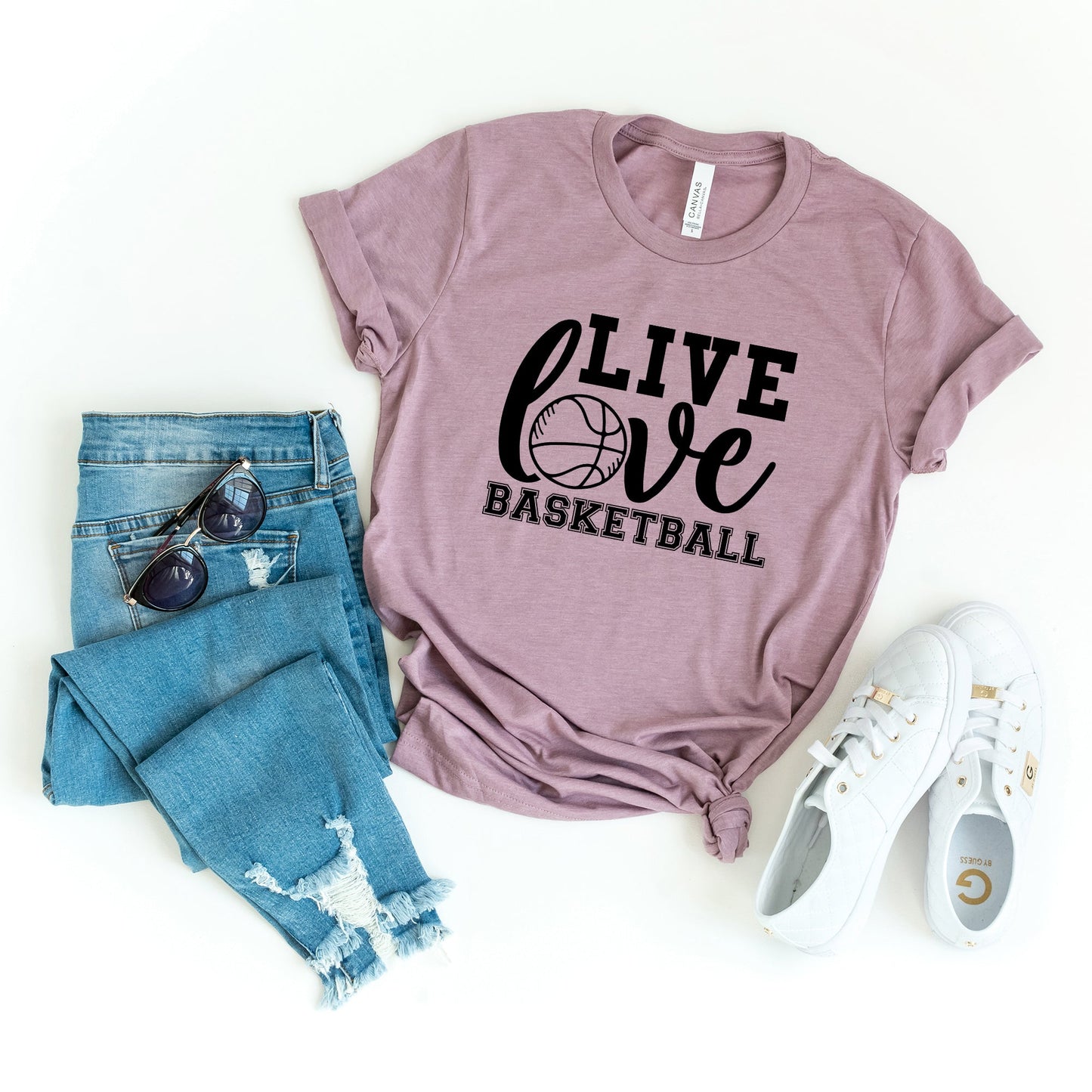 Live Love Basketball | Short Sleeve Graphic Tee