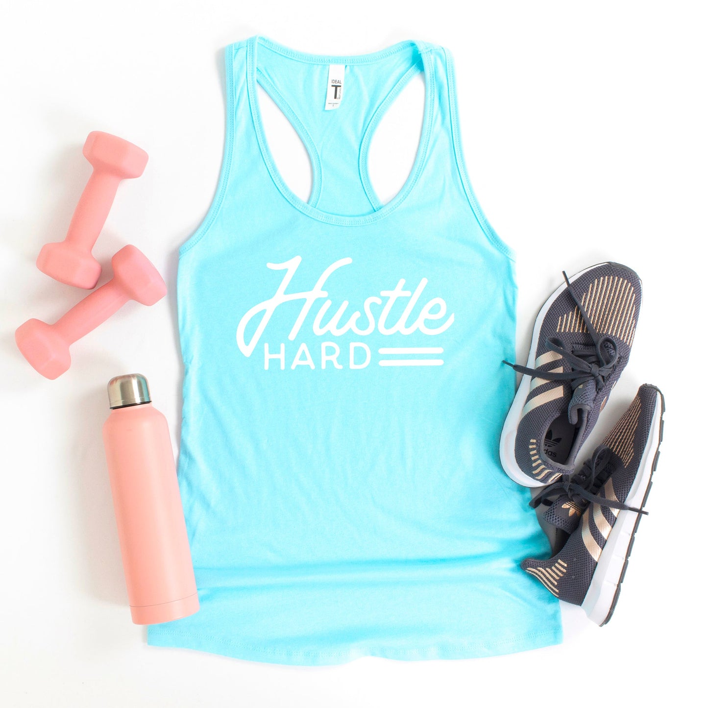 Hustle Hard | Racerback Tank