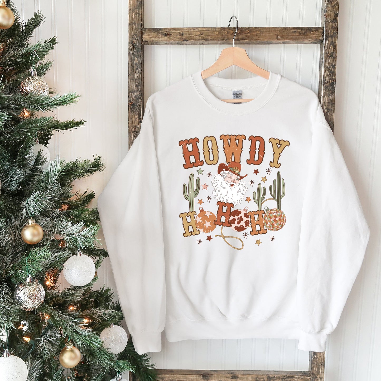 Western Santa Ho Ho Ho | Sweatshirt