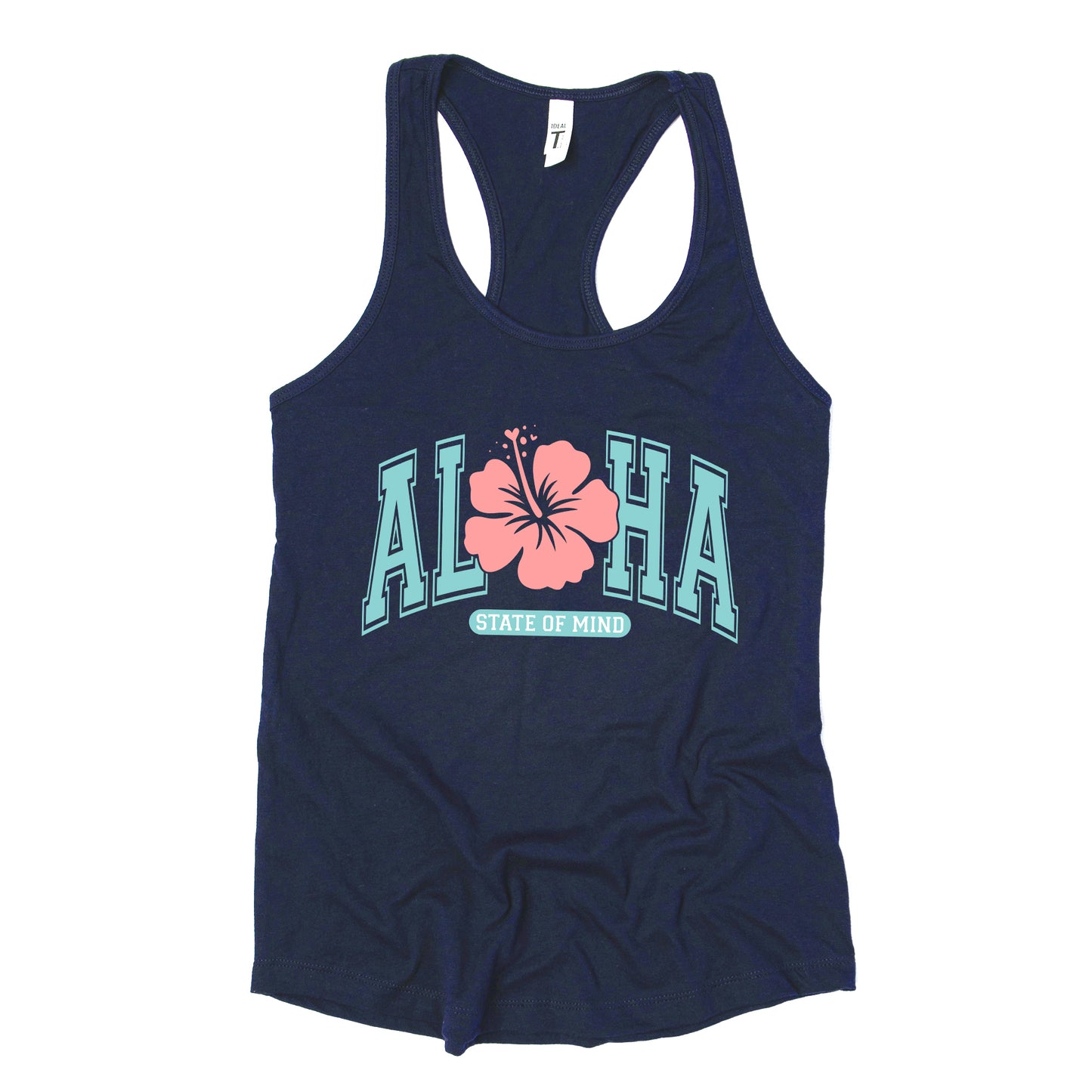 Aloha State Of Mind Flower | Racerback Tank