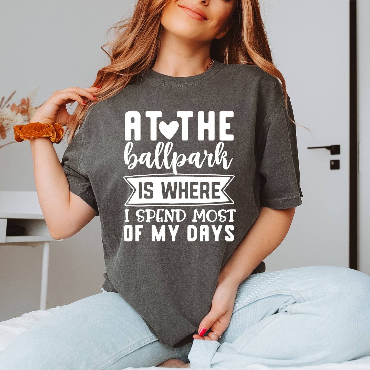 At The Ballpark | Garment Dyed Short Sleeve Tee