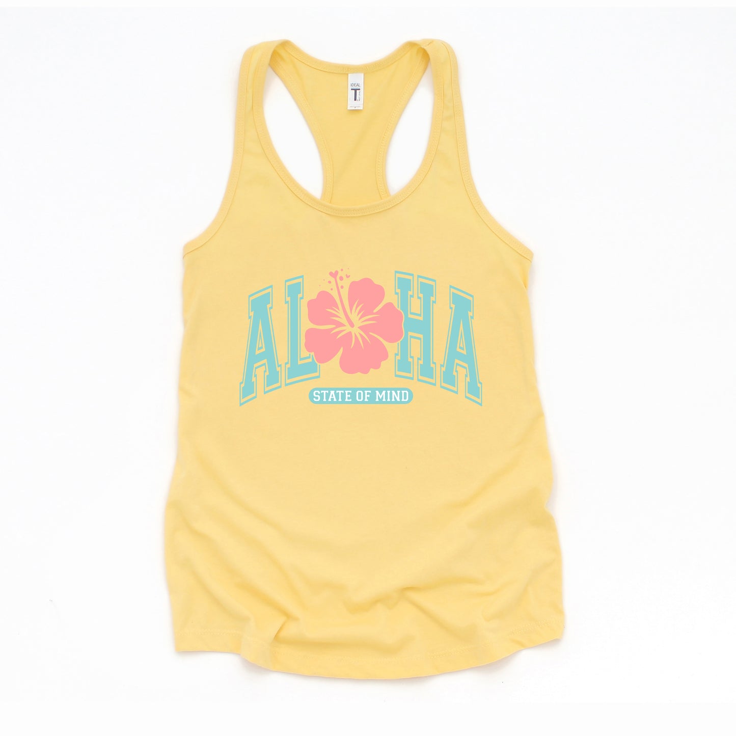 Aloha State Of Mind Flower | Racerback Tank