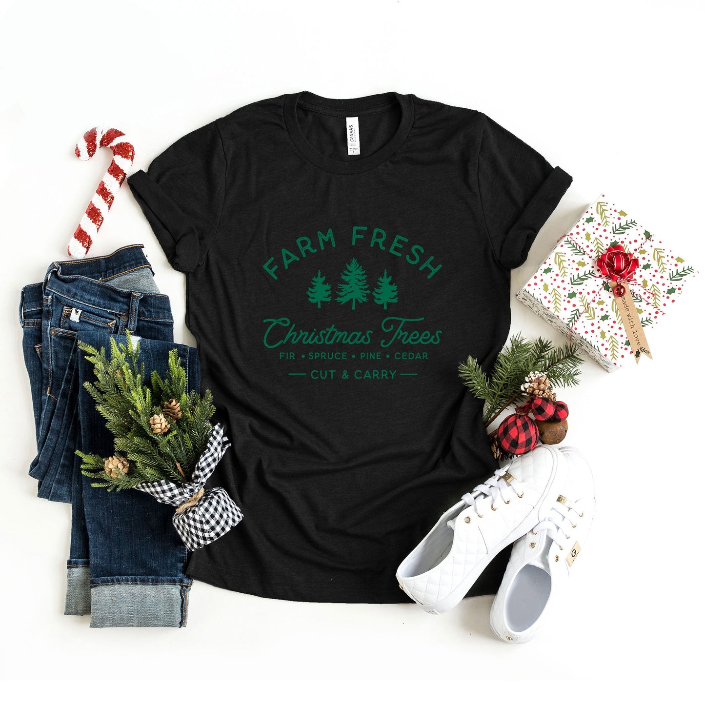 Farm Fresh Christmas Trees | Short Sleeve Graphic Tee