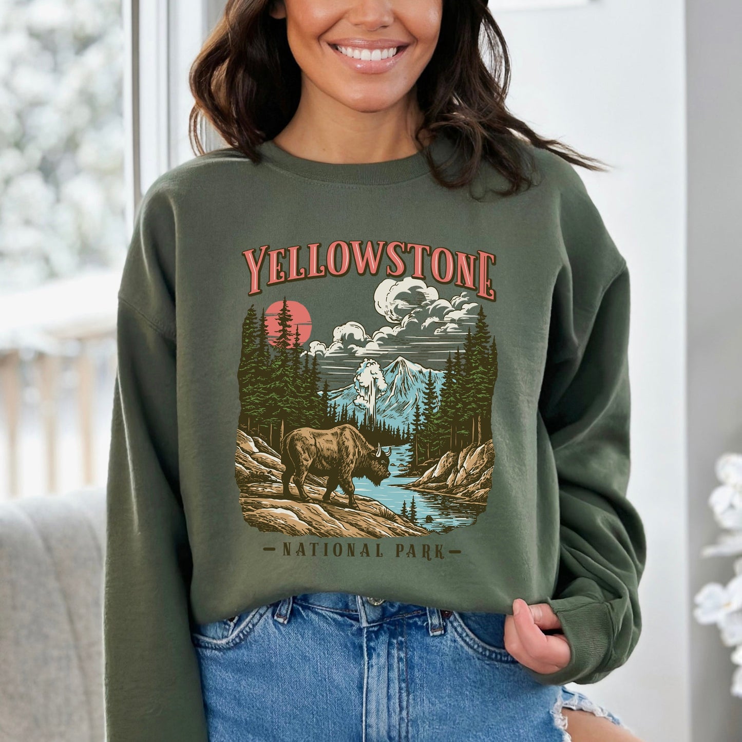 Y National Park Buffalo | Sweatshirt