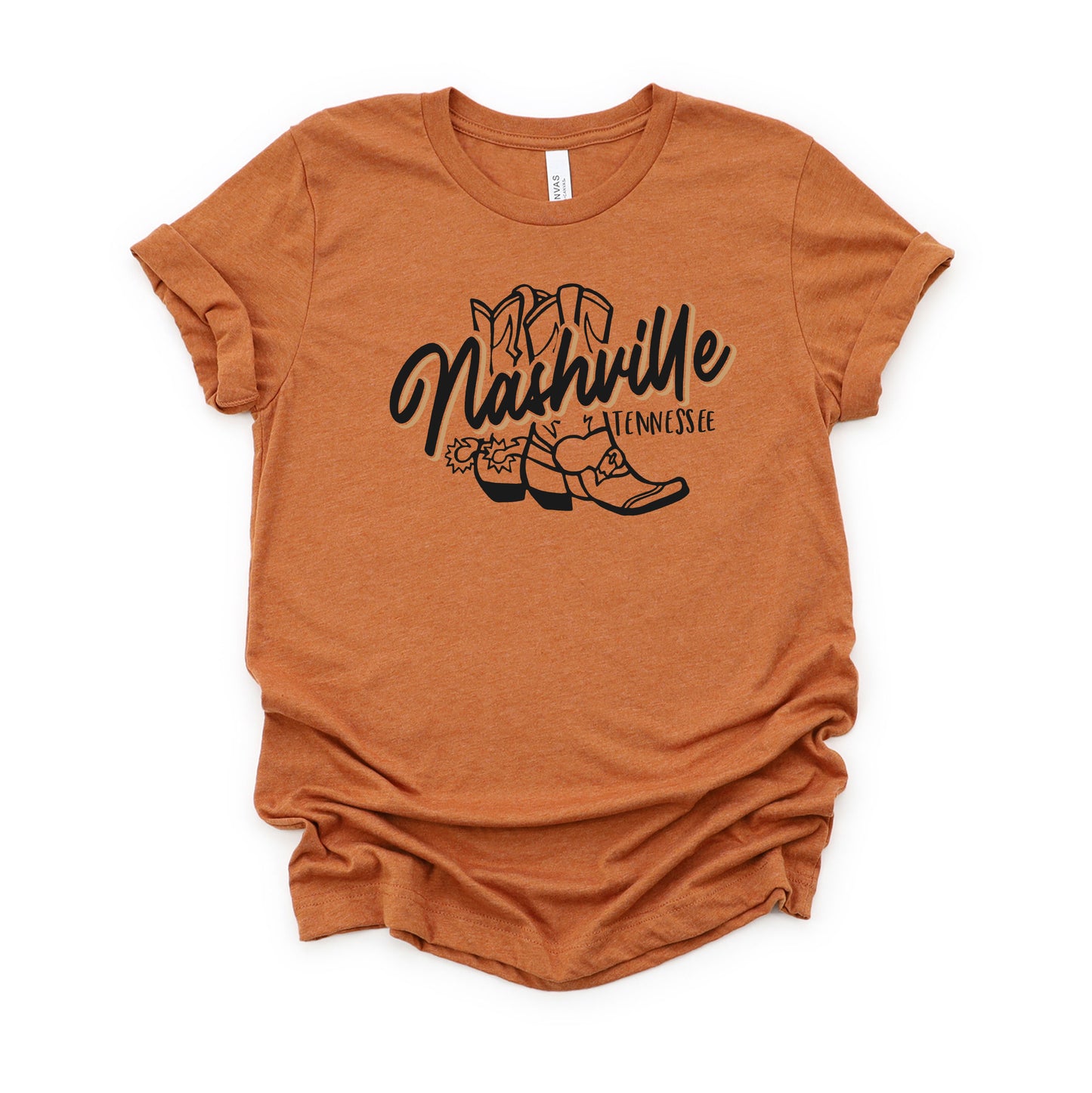 Nashville Tennessee Boots | Short Sleeve Graphic Tee