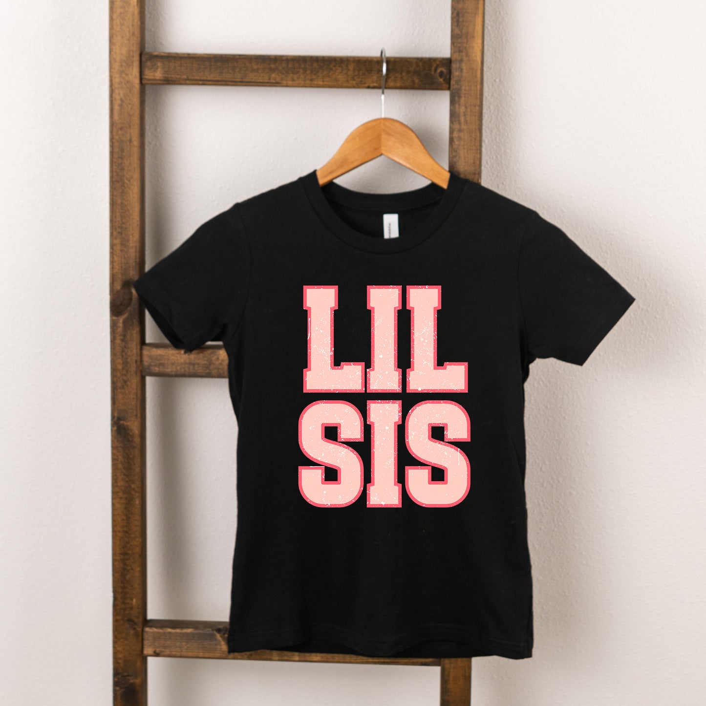 Lil Sis Distressed | Youth Graphic Short Sleeve Tee