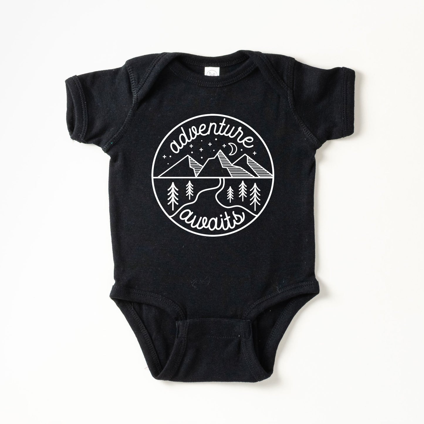 Adventure Awaits | Baby Graphic Short Sleeve Bodysuit