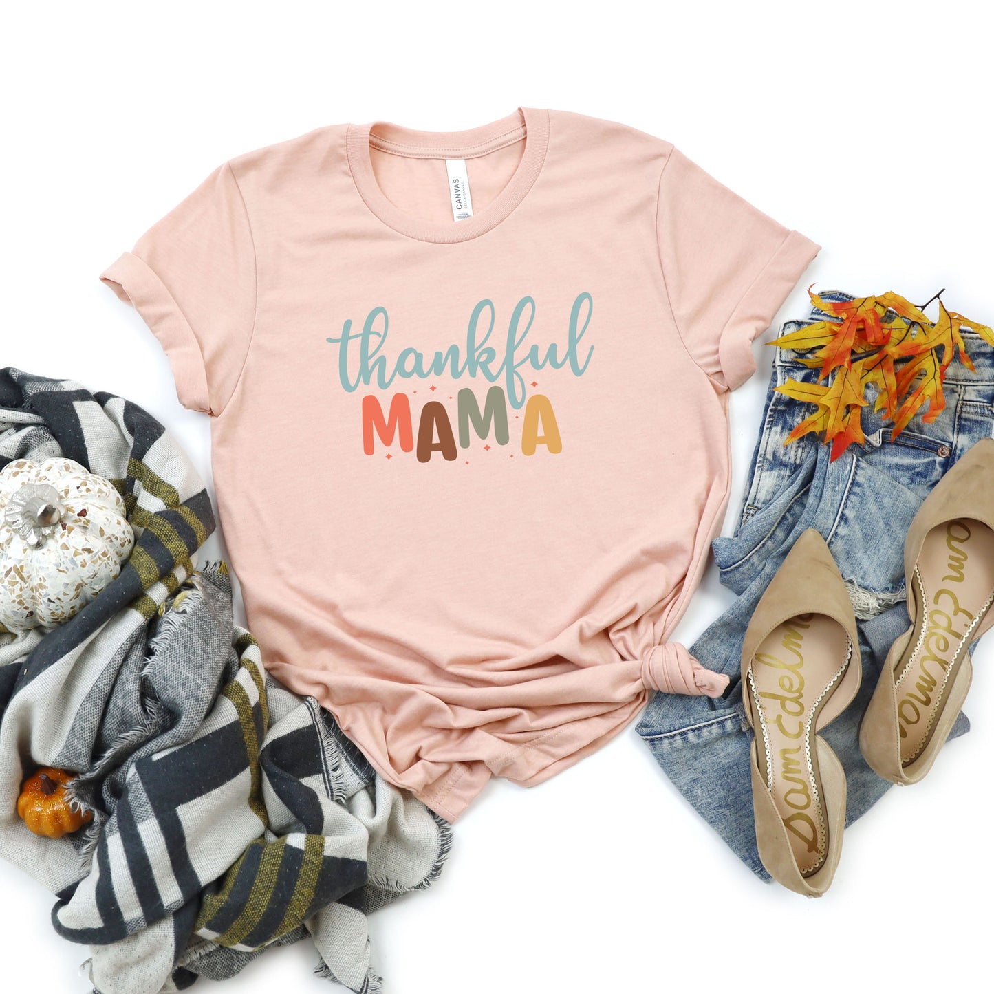 Thankful Mama | Short Sleeve Crew Neck