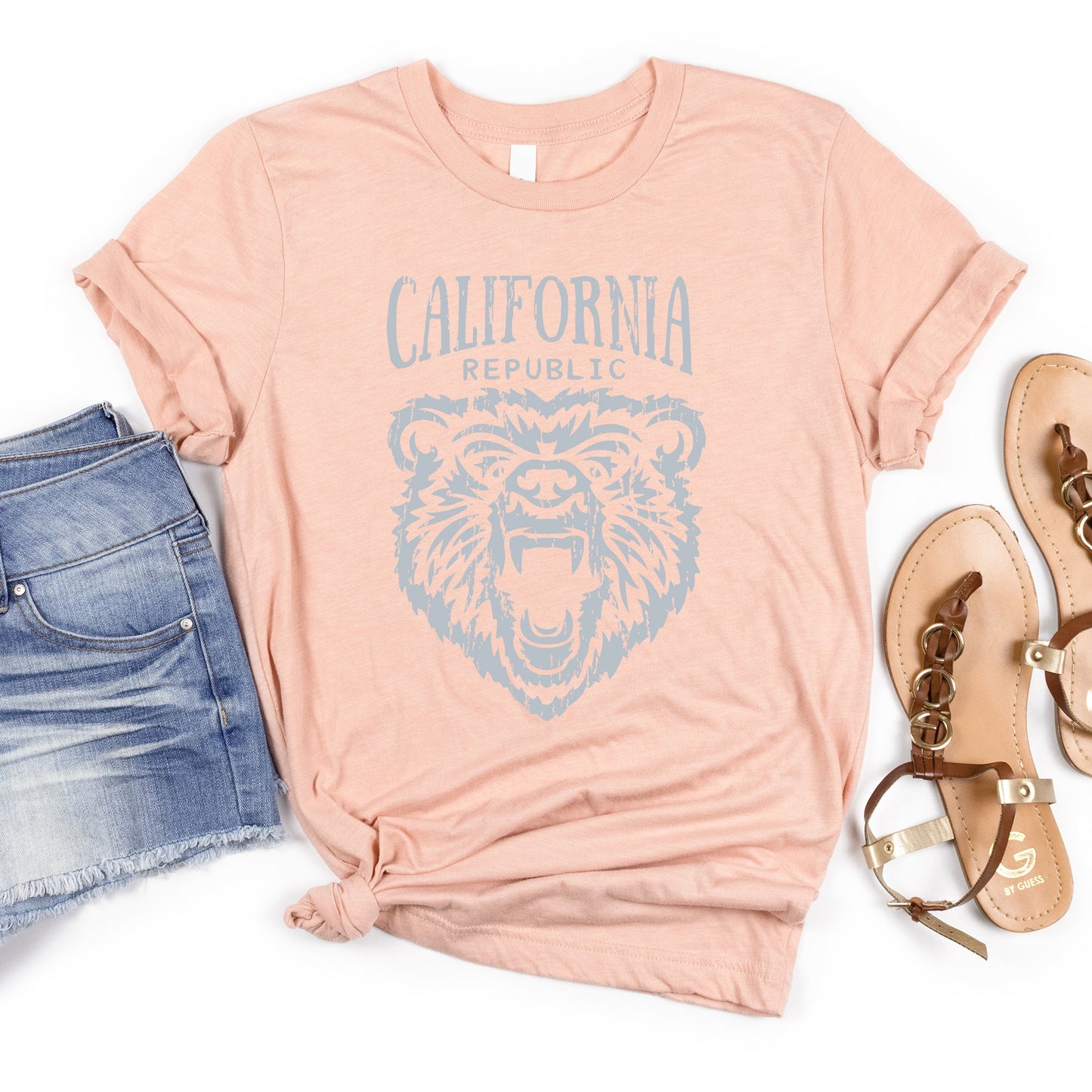 California Republic Bear | Short Sleeve Graphic Tee