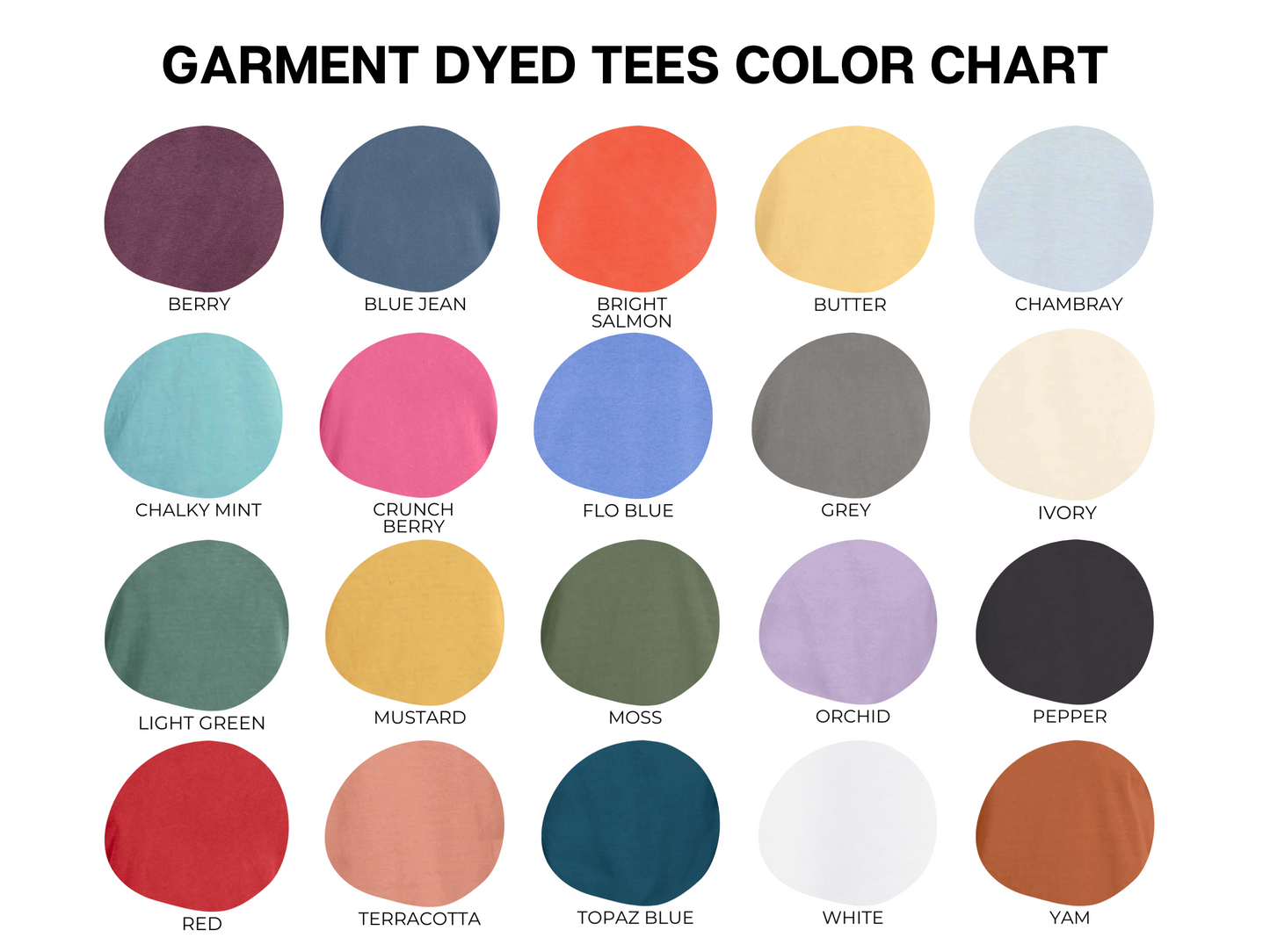 Pumpkin Distressed | Garment Dyed Tee