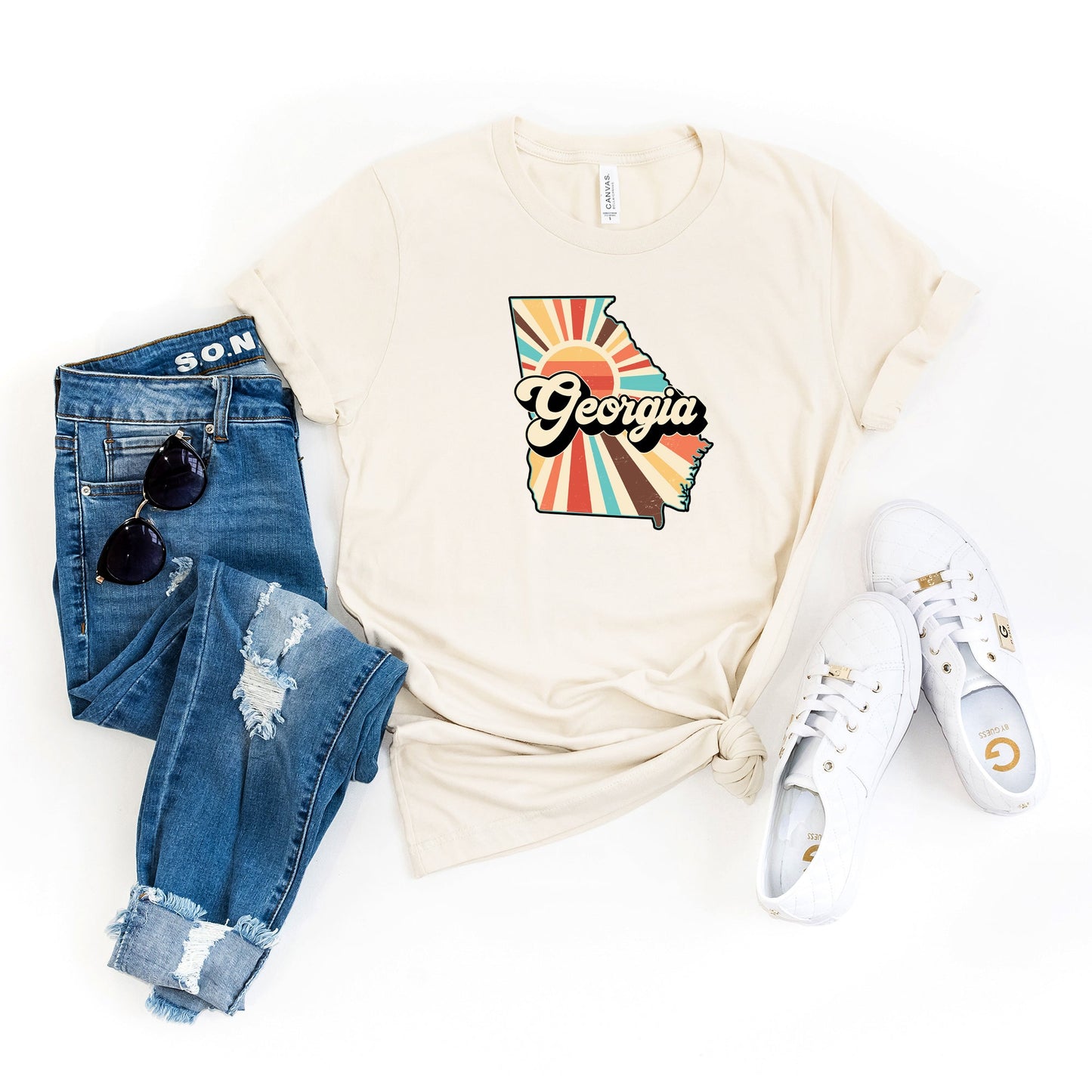 Retro Georgia | Short Sleeve Graphic Tee