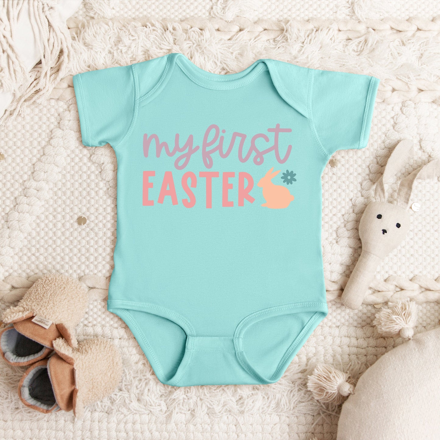 My First Easter Bunny | Baby Graphic Short Sleeve Bodysuit