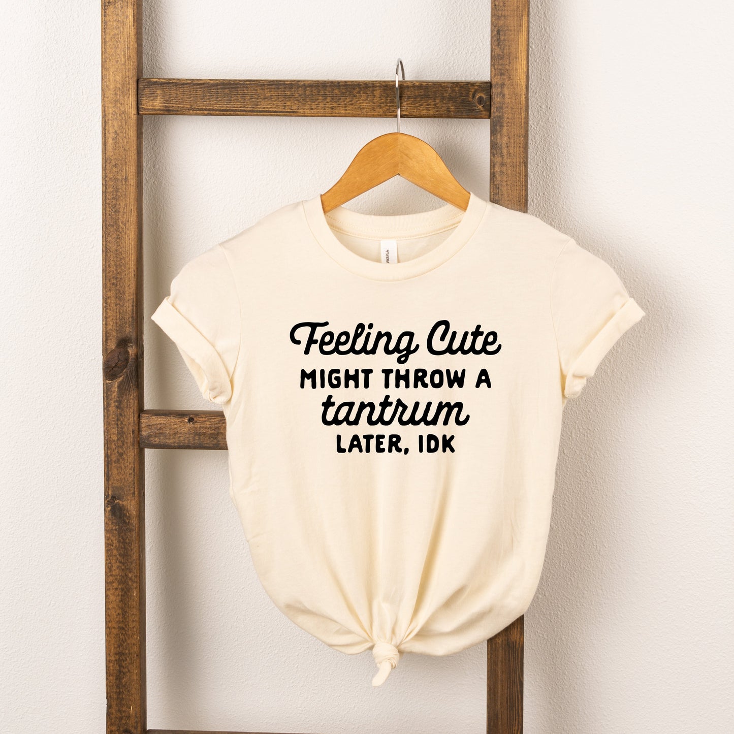 Might Throw A Tantrum | Toddler Short Sleeve Crew Neck