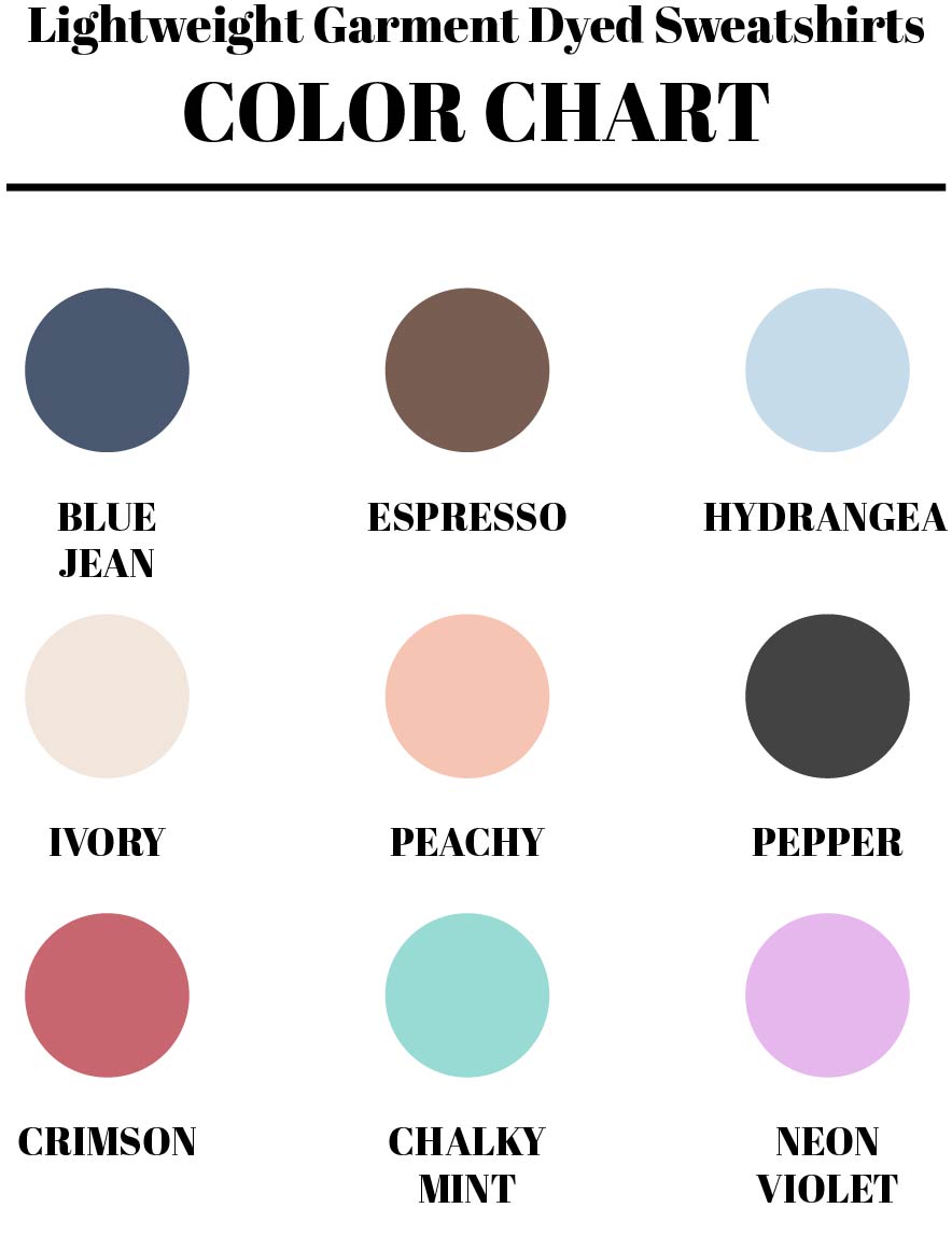 Be Mine Circle | Lightweight Garment Dyed Sweatshirt