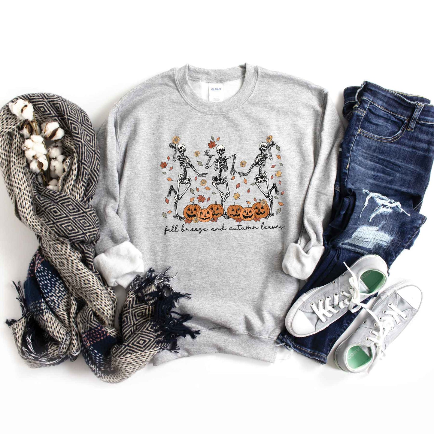 Fall Breeze Skeletons | Sweatshirt