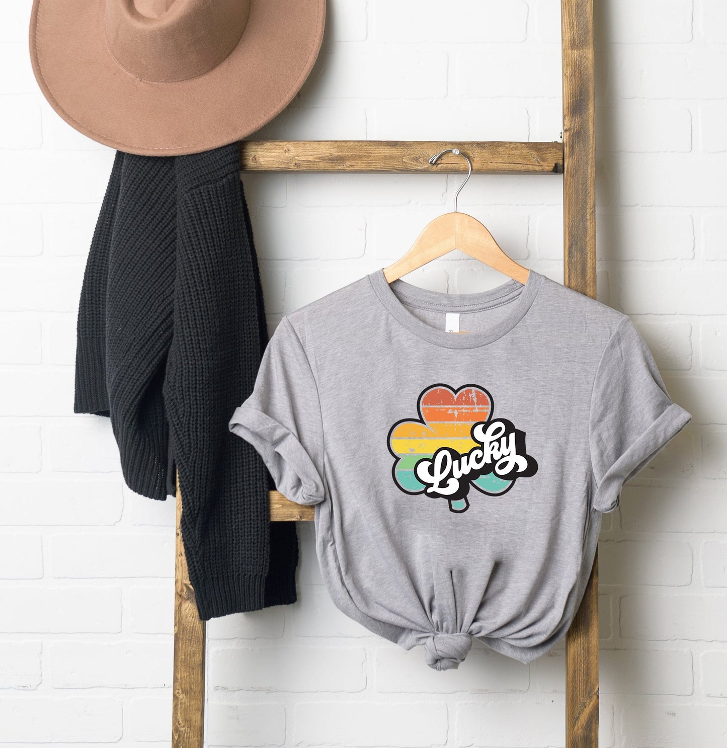 Retro Lucky Colorful | Short Sleeve Graphic Tee