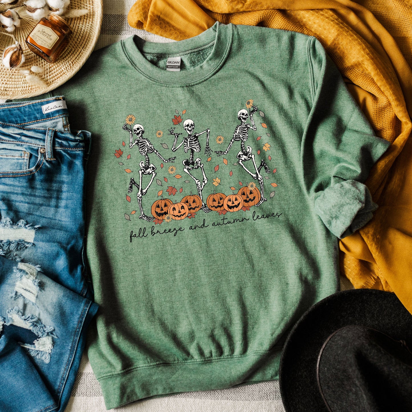 Fall Breeze Skeletons | Sweatshirt