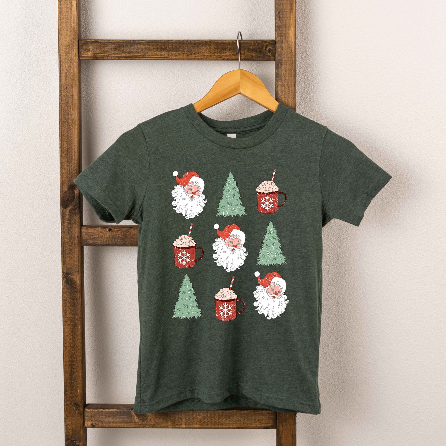 Tree And Mug Collage | Toddler Graphic Short Sleeve Tee