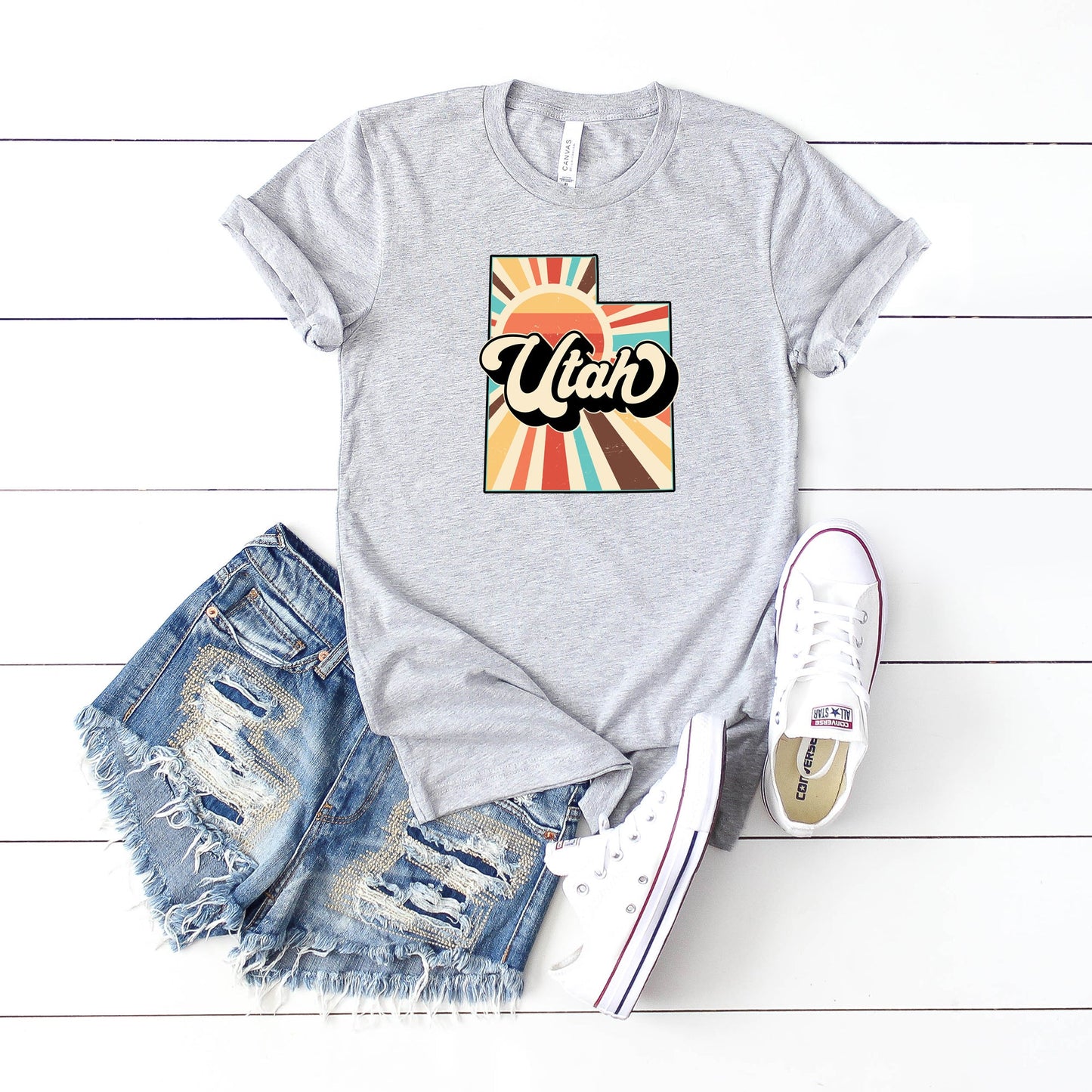 Retro Utah | Short Sleeve Graphic Tee