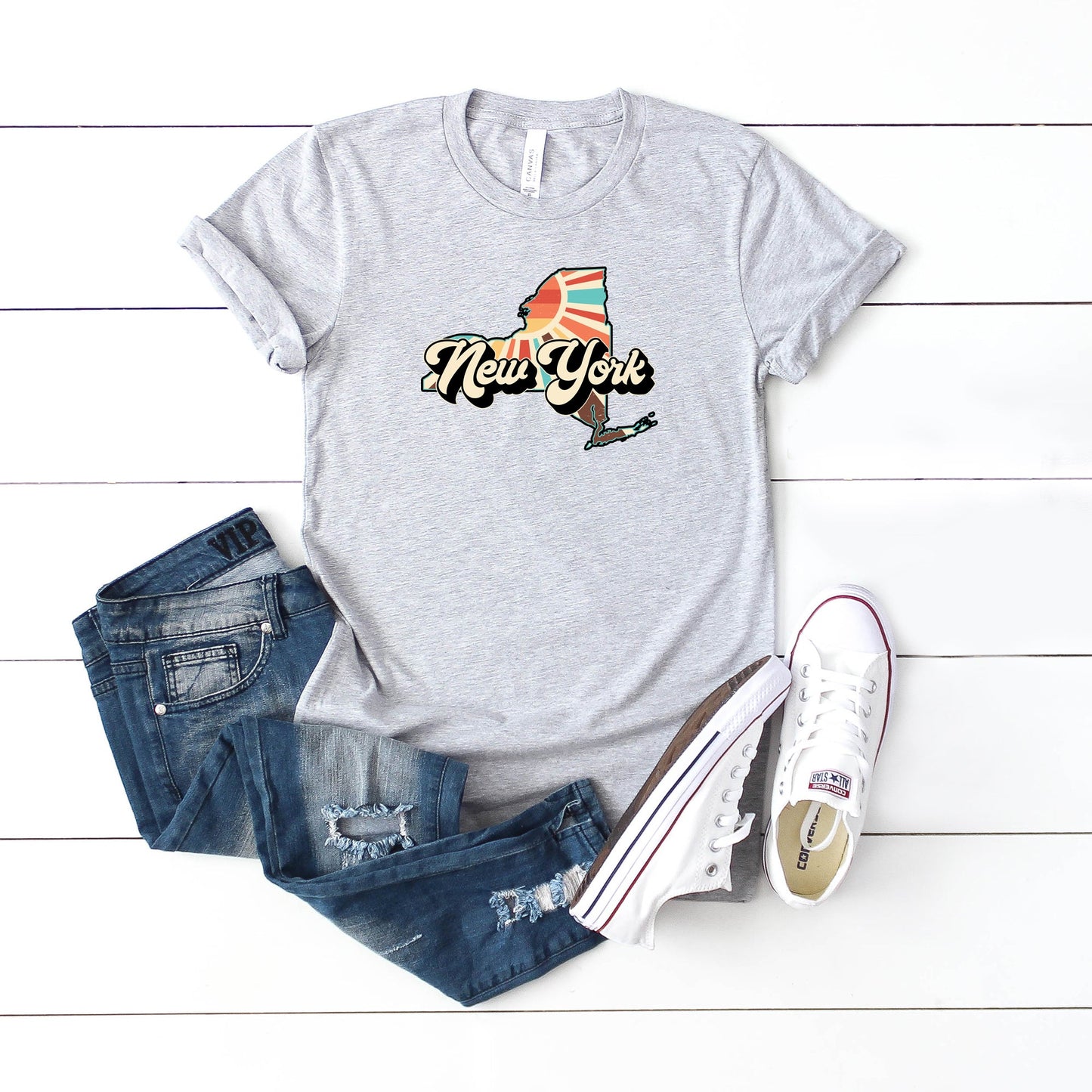 Retro New York | Short Sleeve Graphic Tee