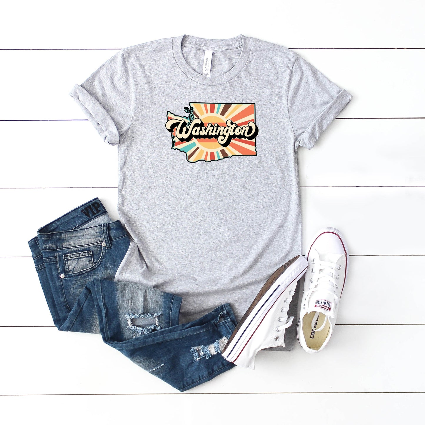 Retro Washington | Short Sleeve Graphic Tee