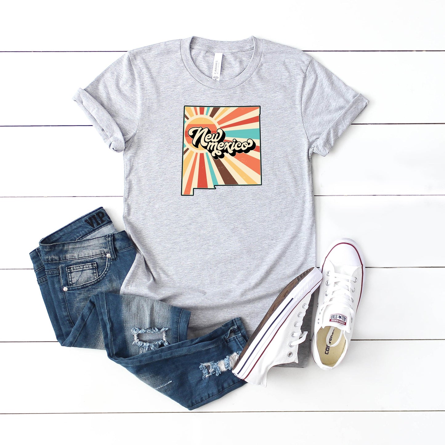 Retro New Mexico | Short Sleeve Graphic Tee