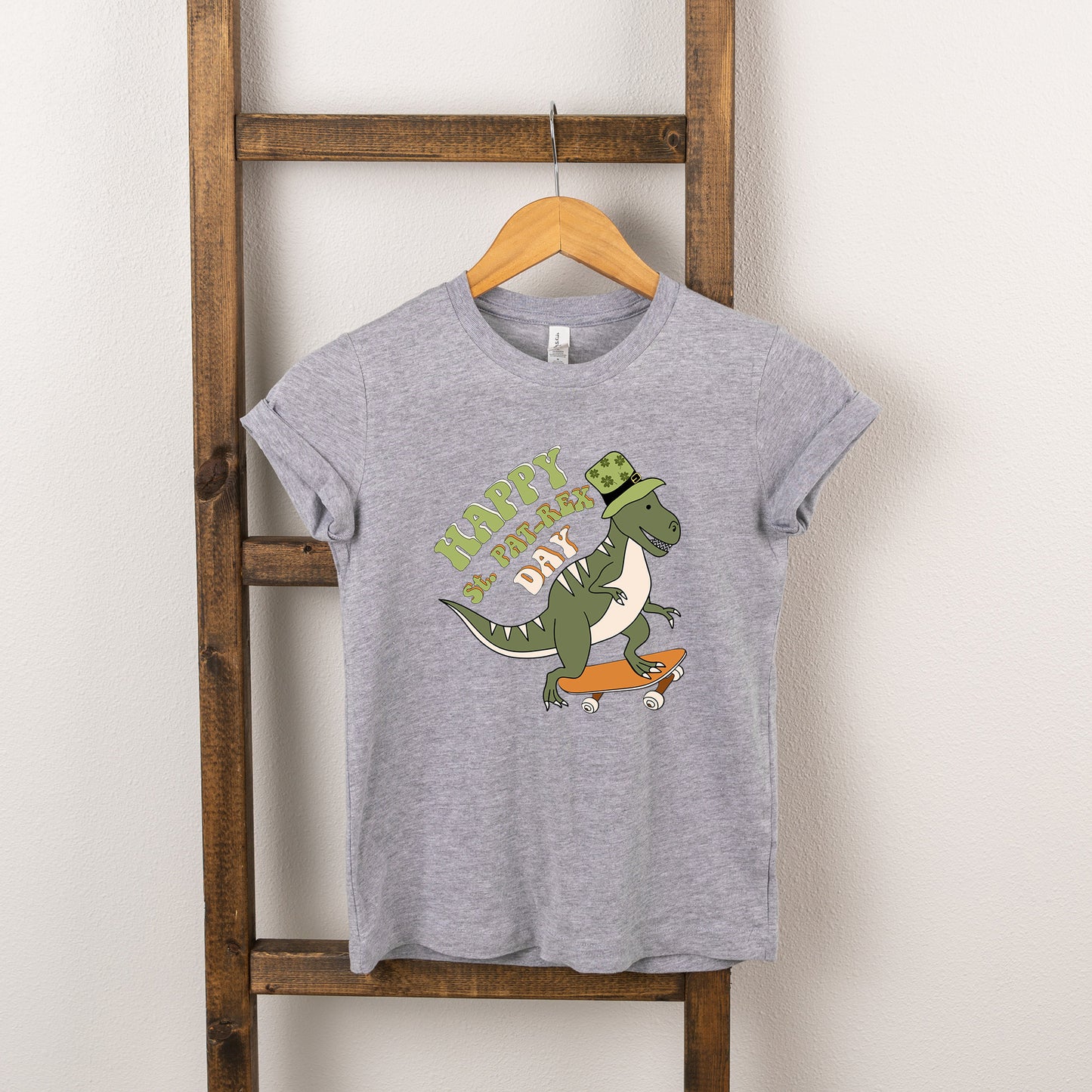 Happy St. Pat-Rex Day | Youth Short Sleeve Crew Neck