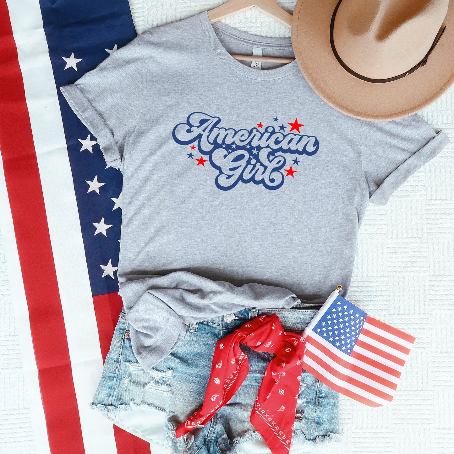 American Girl Retro Stars | Short Sleeve Graphic Tee