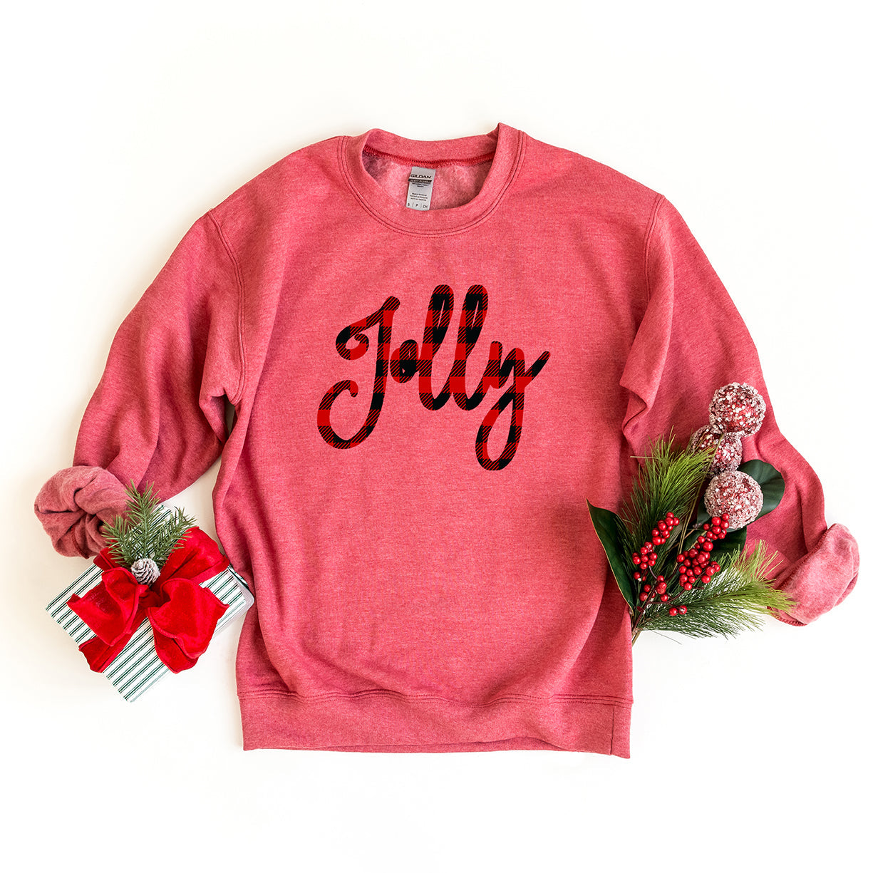 Jolly Plaid | Sweatshirt