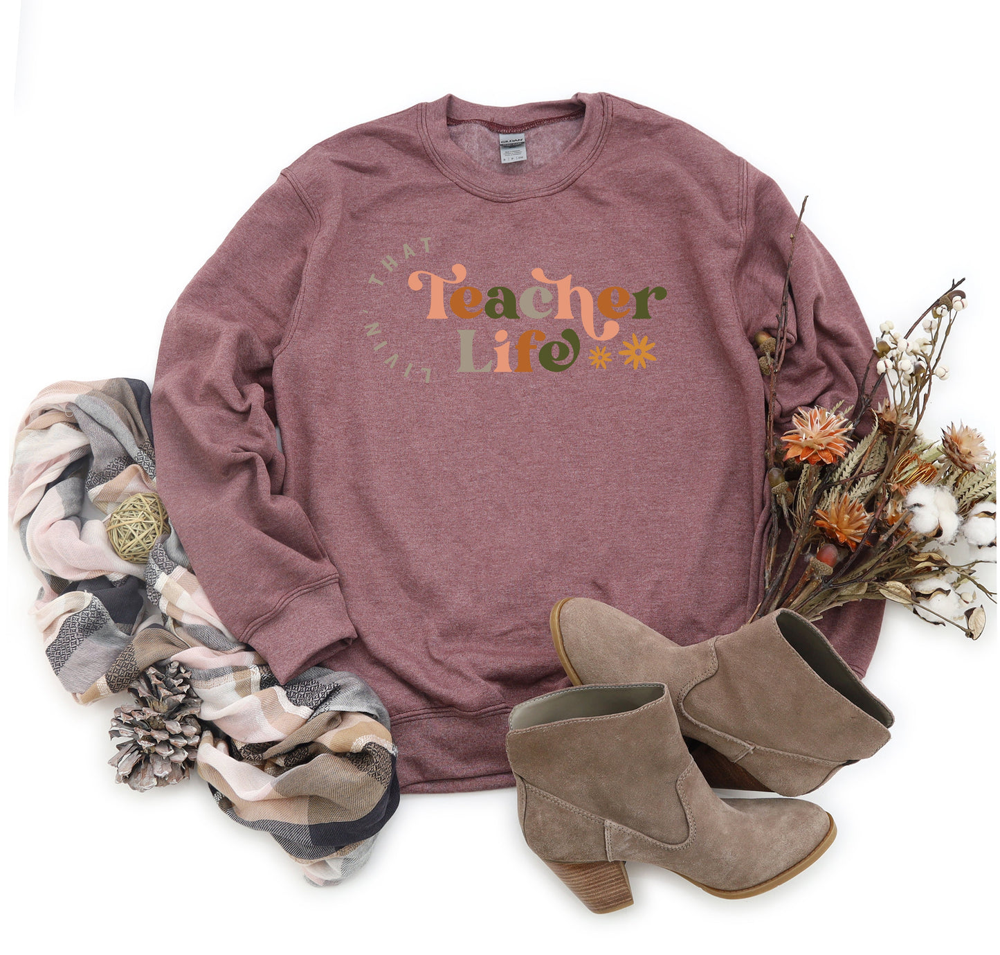 Teacher Life Colorful | Sweatshirt