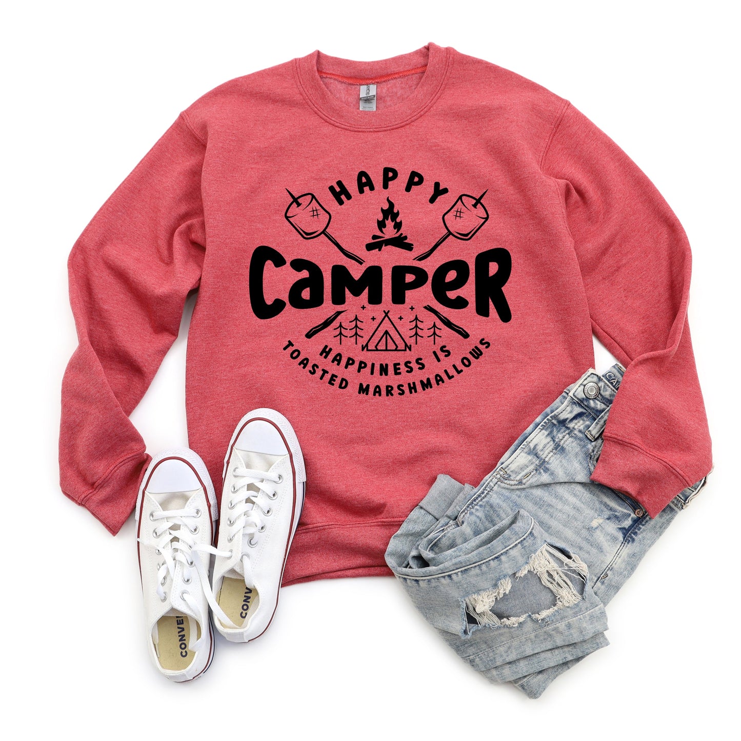 Happy Camper Toasted Marshmallows | Sweatshirt