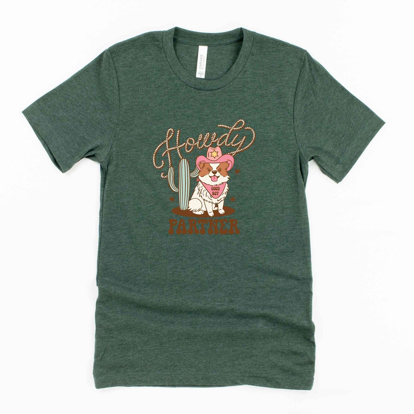 Howdy Partner Dog | Toddler Graphic Short Sleeve Tee