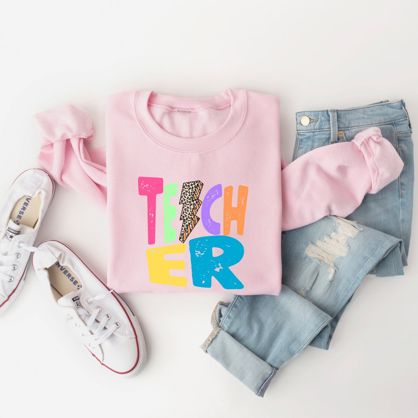 Teacher Lightning Bolt | Sweatshirt