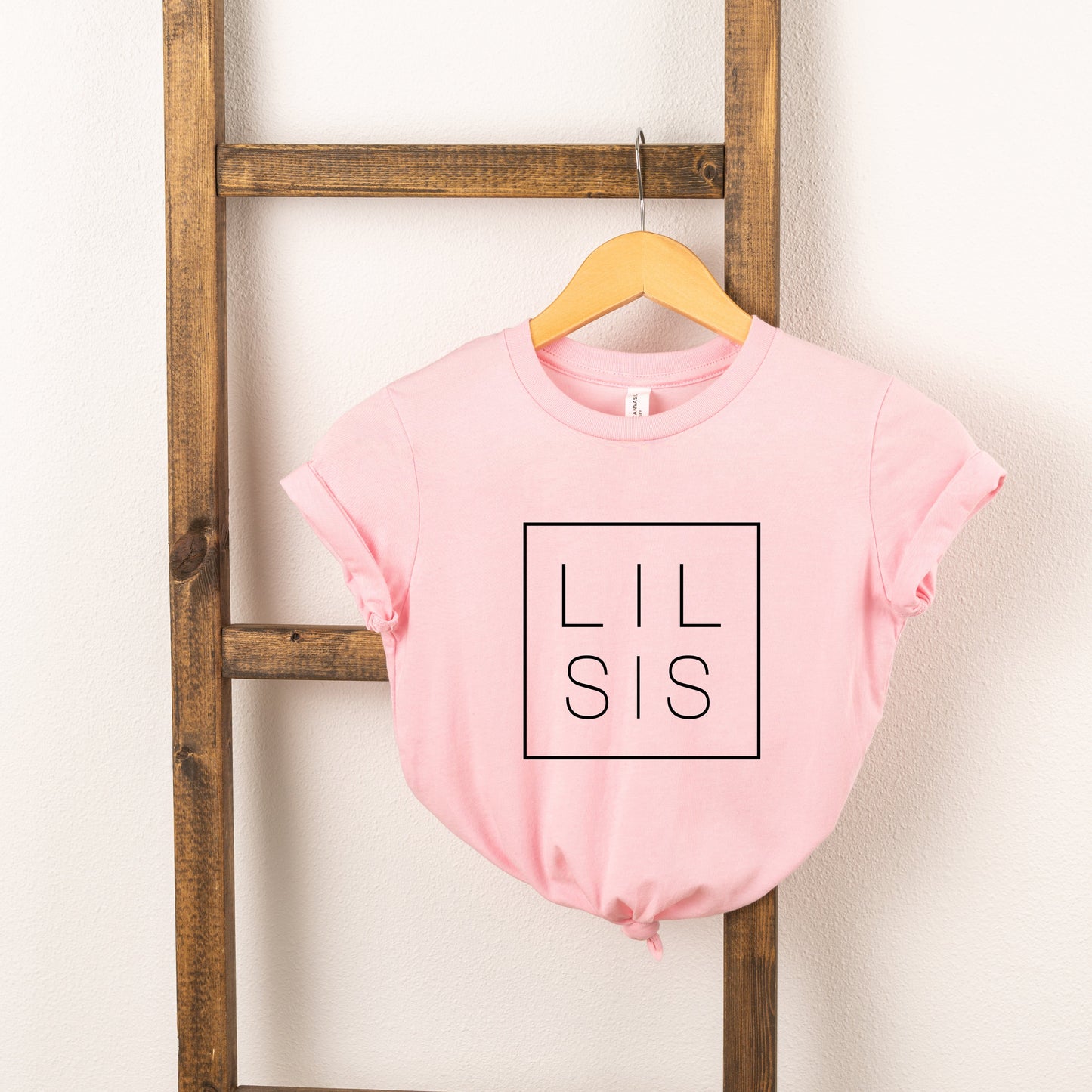 Lil Sis Square | Toddler Short Sleeve Crew Neck