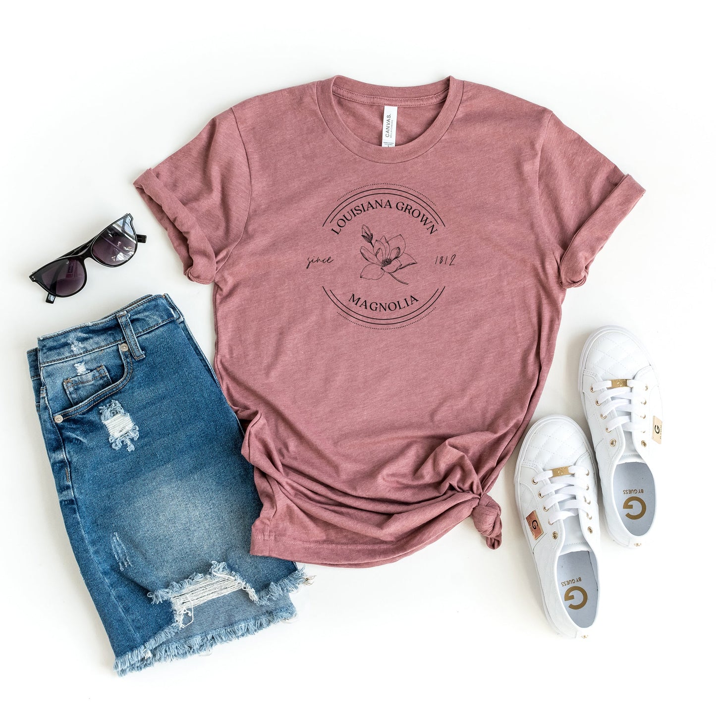 Louisiana State Flower | Short Sleeve Graphic Tee