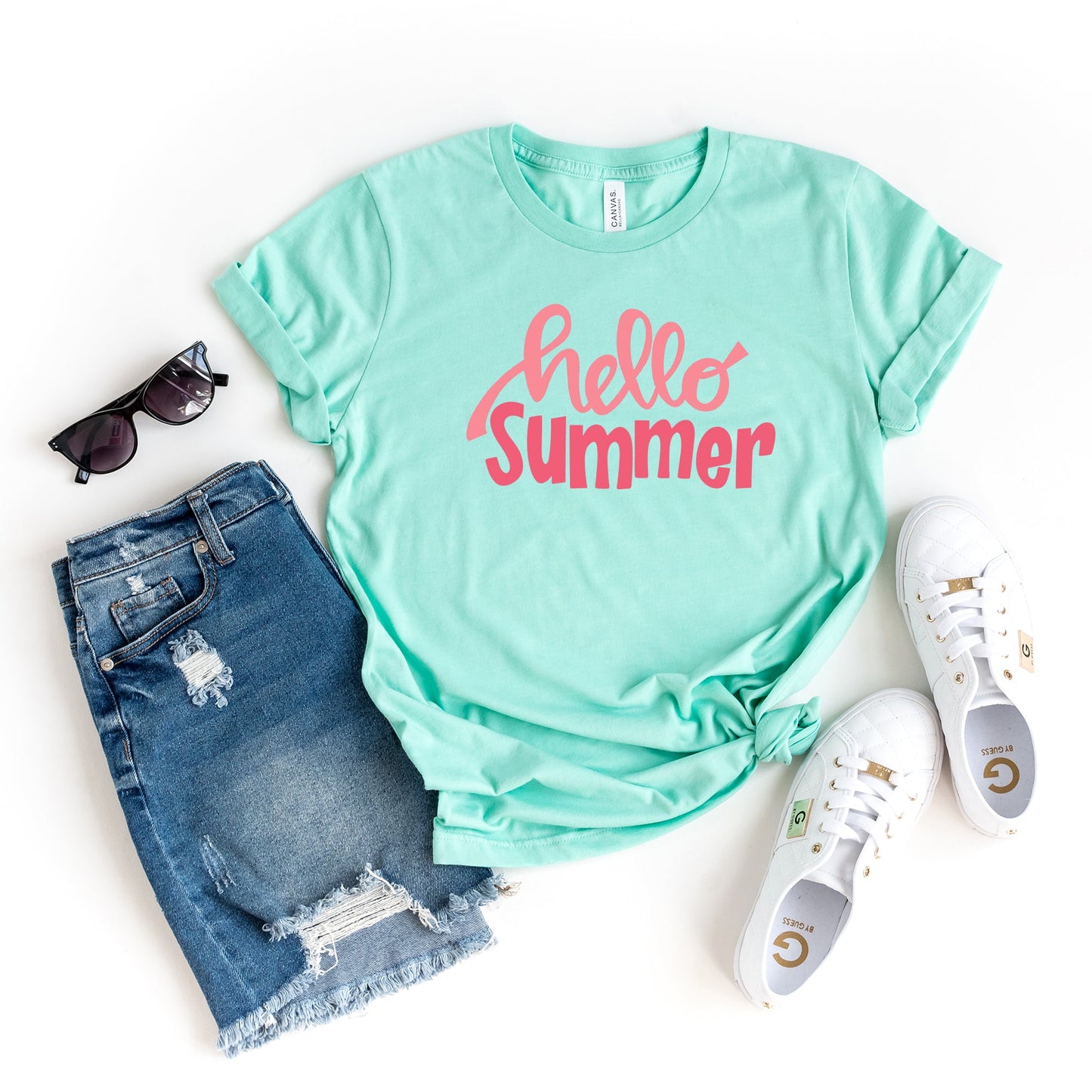 Hello Summer | Short Sleeve Graphic Tee