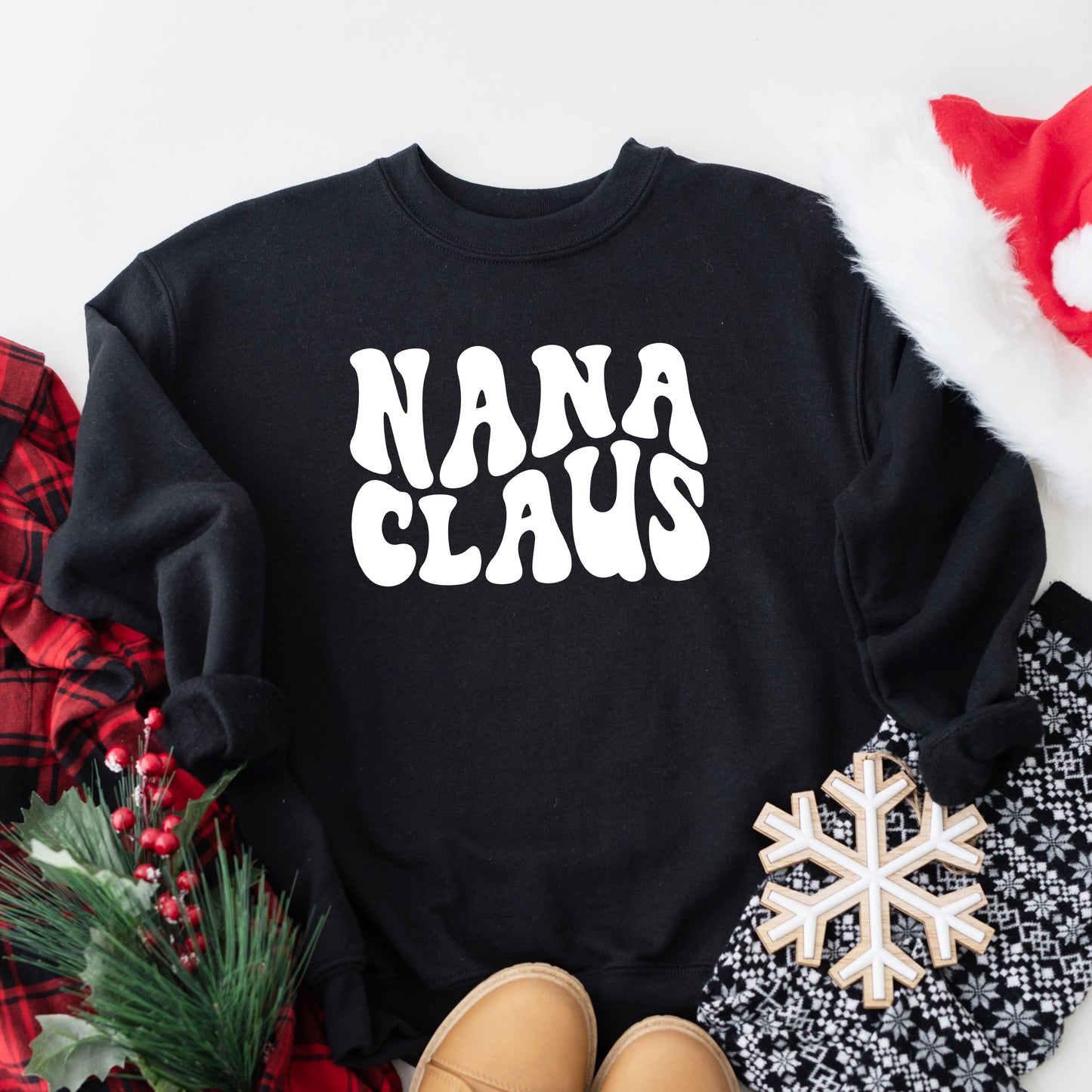 Nana Claus Wavy | Sweatshirt