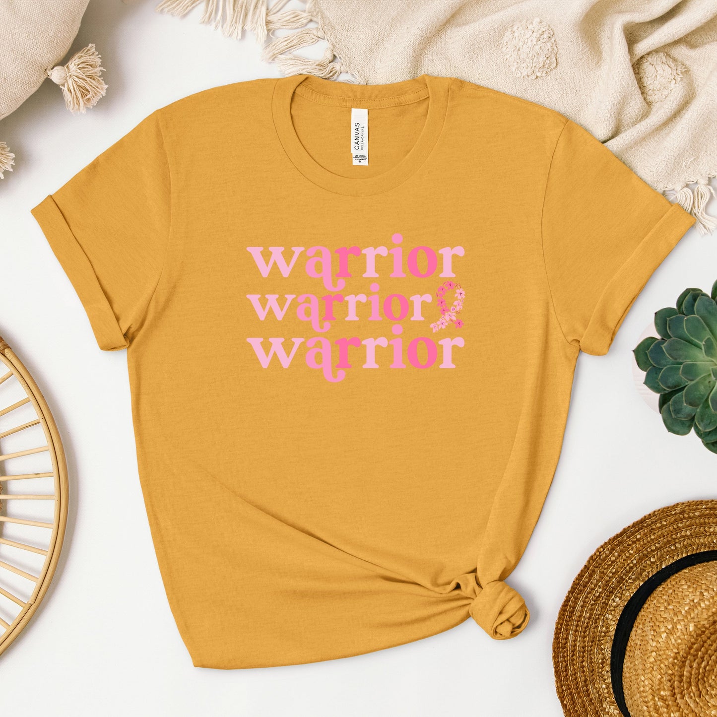 Breast Cancer Warrior | Short Sleeve Crew Neck