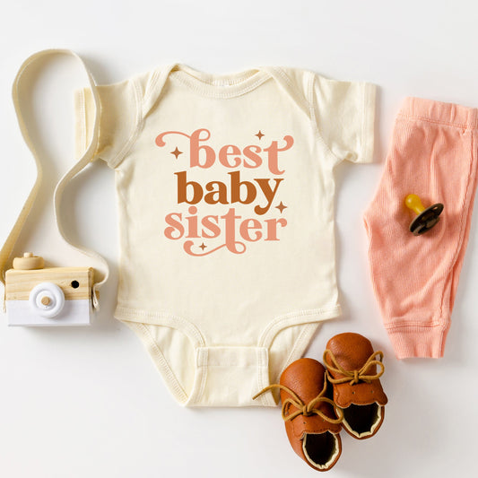 Best Baby Sister | Baby Graphic Short Sleeve Bodysuit