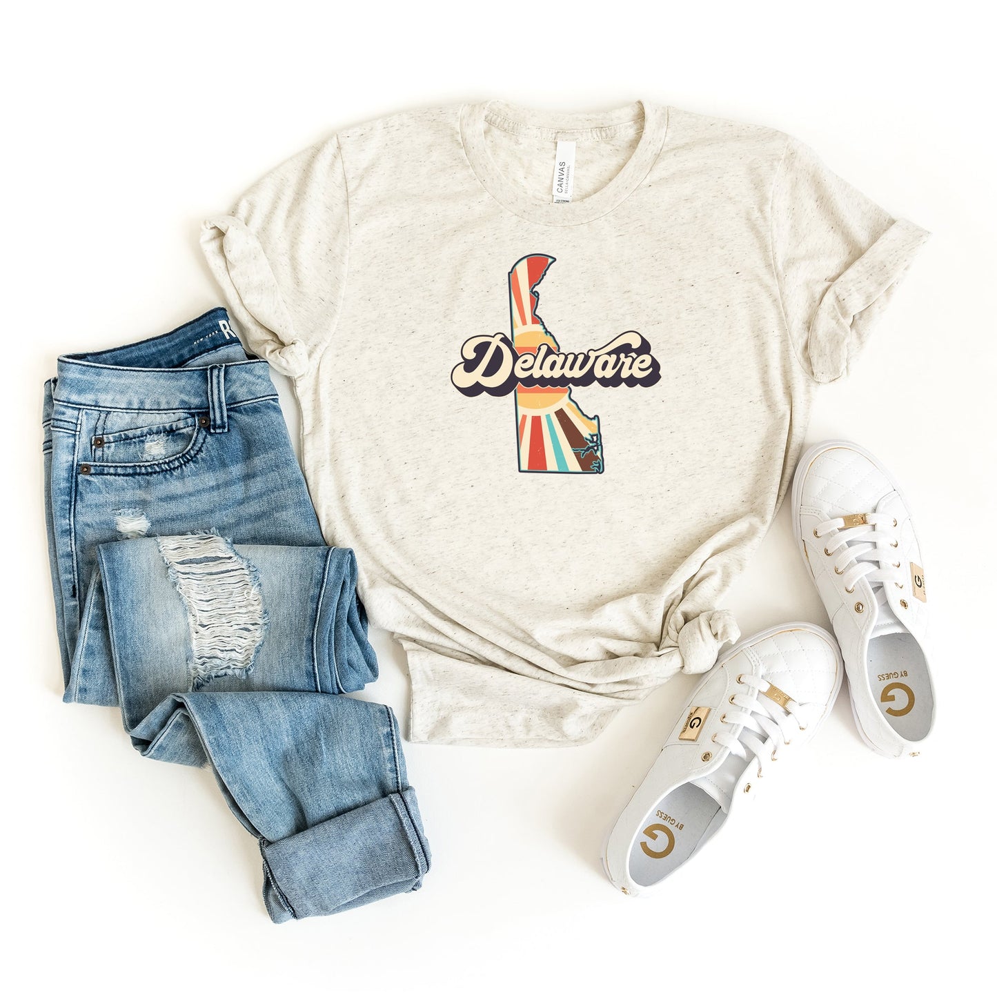 Retro Delaware | Short Sleeve Graphic Tee