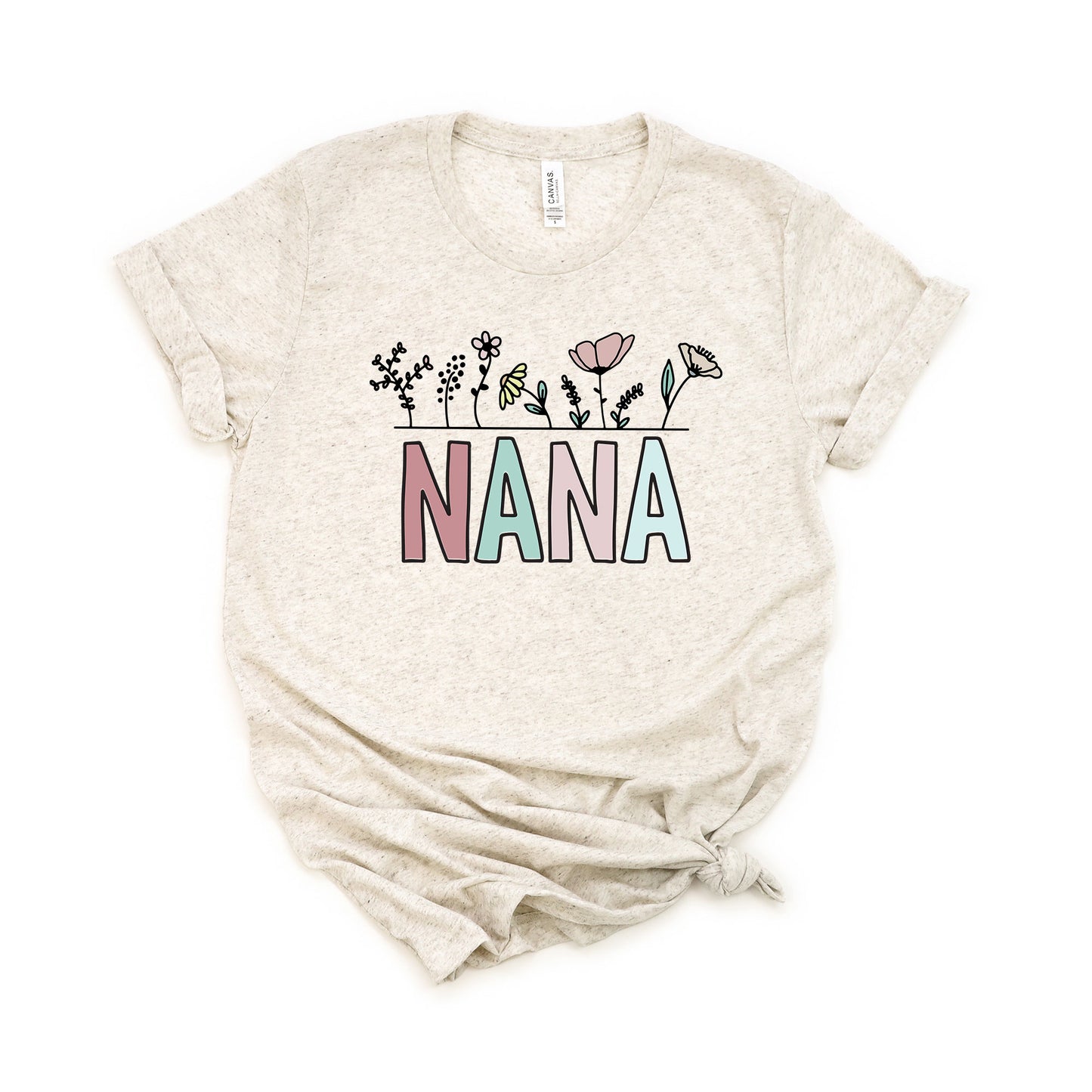 Nana Flowers | Short Sleeve Graphic Tee
