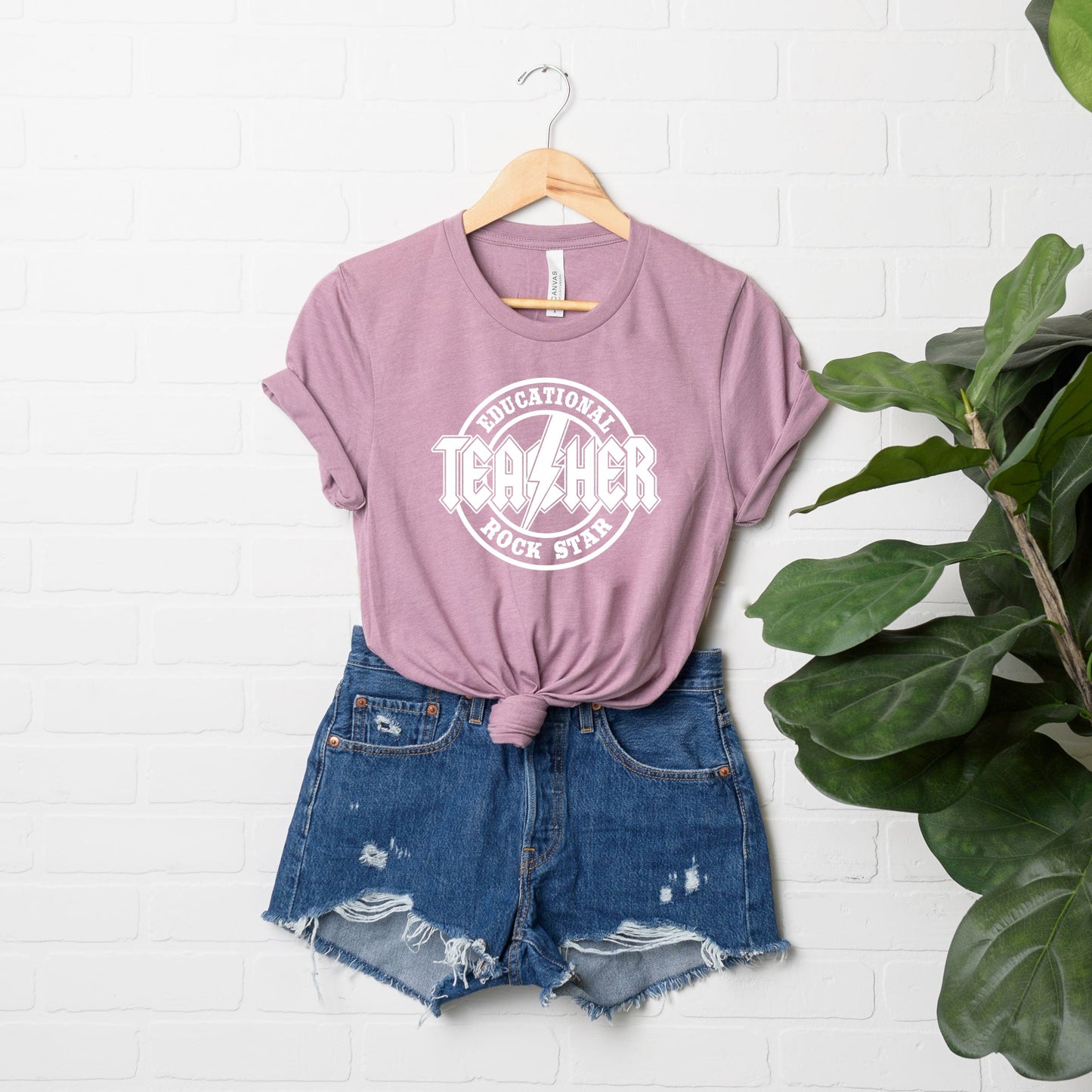 Educational Rockstar Teacher | Short Sleeve Graphic Tee