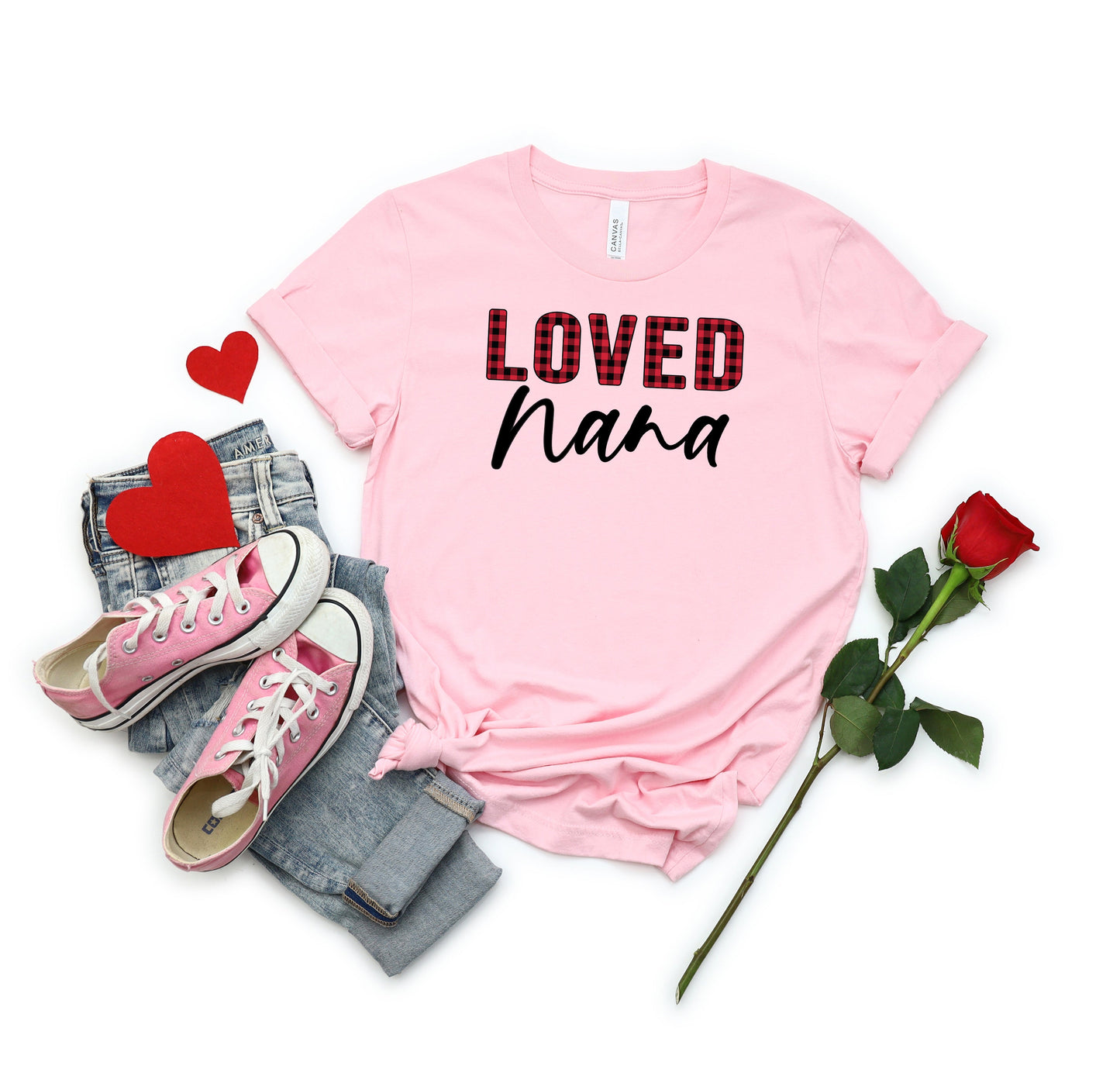 Loved Nana - Short Sleeve Crew Neck