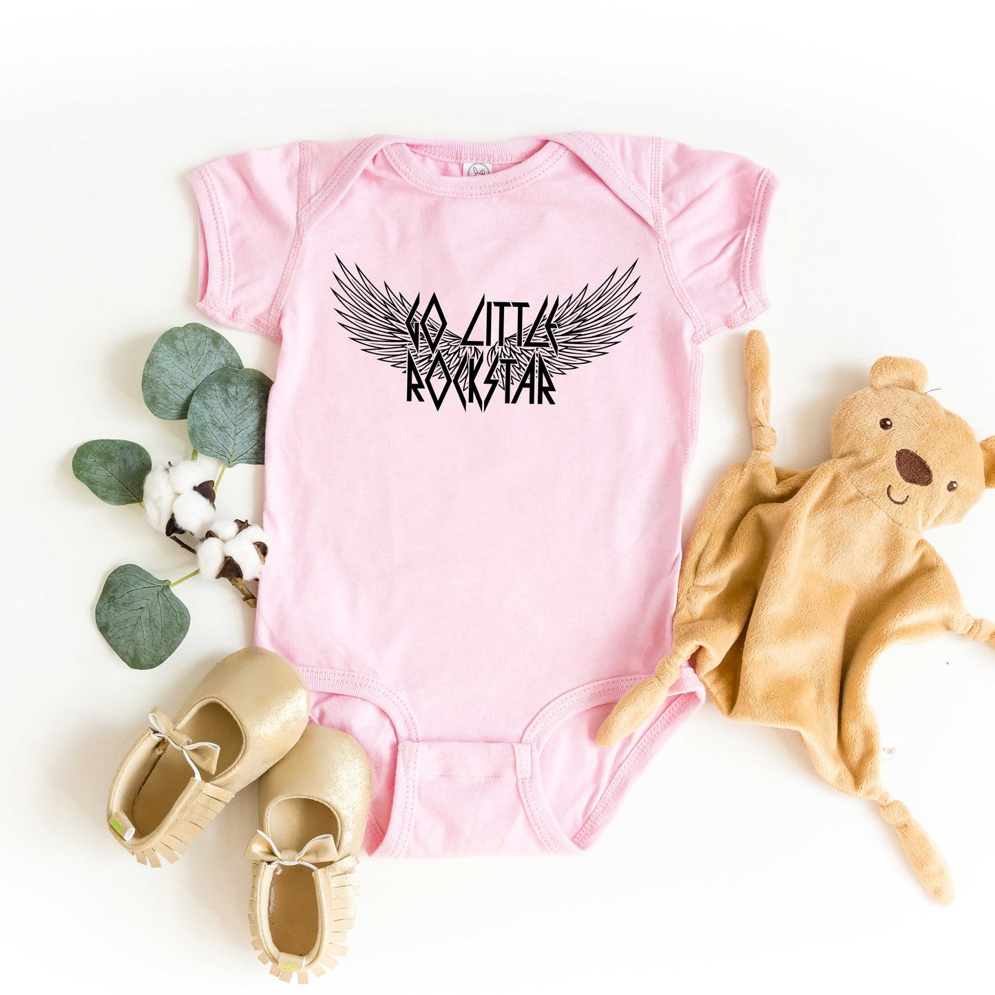 Go Little Rockstar | Baby Graphic Short Sleeve Bodysuit